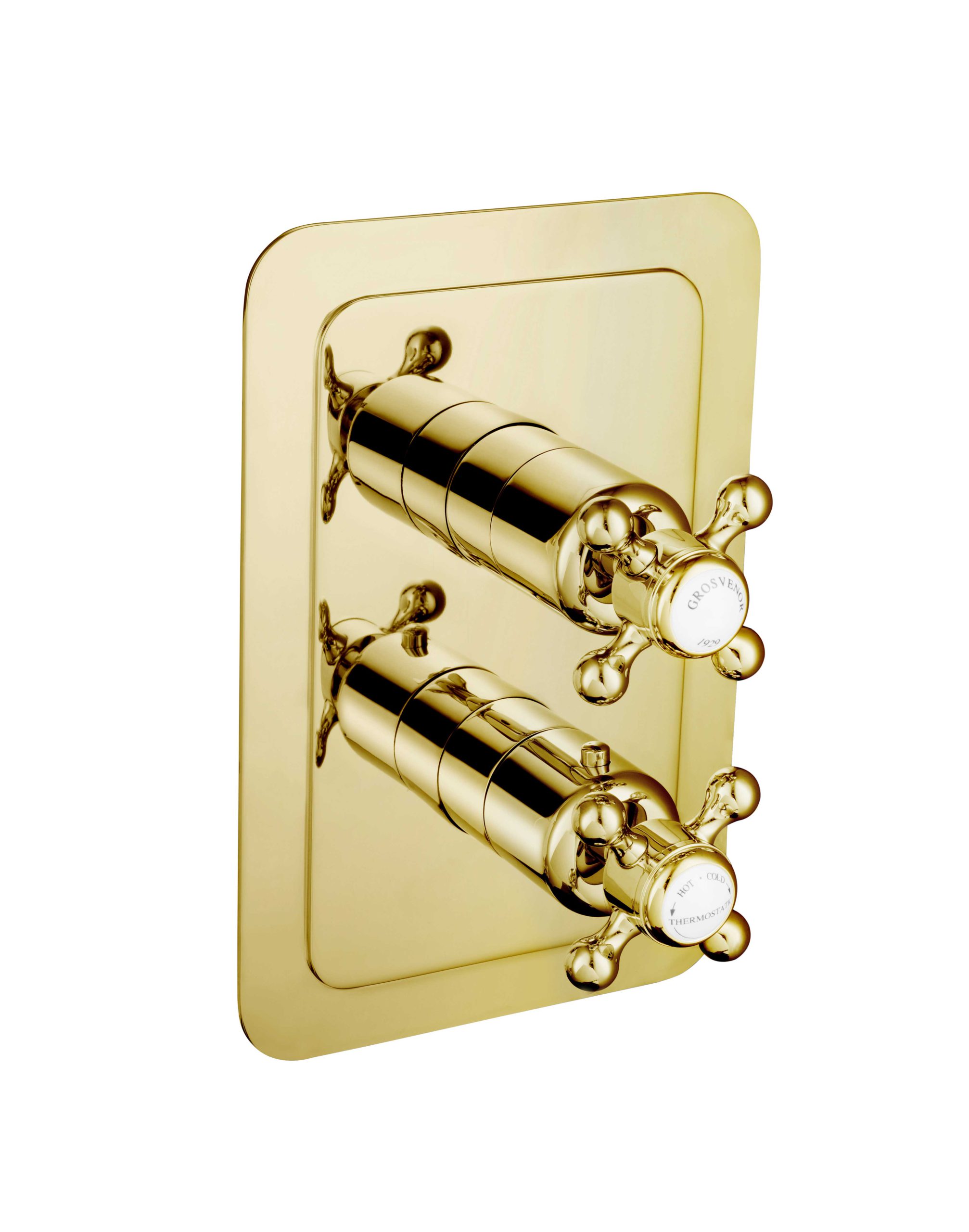 JTP - Grosvenor Cross Thermostatic 2 Outlet Shower Valve