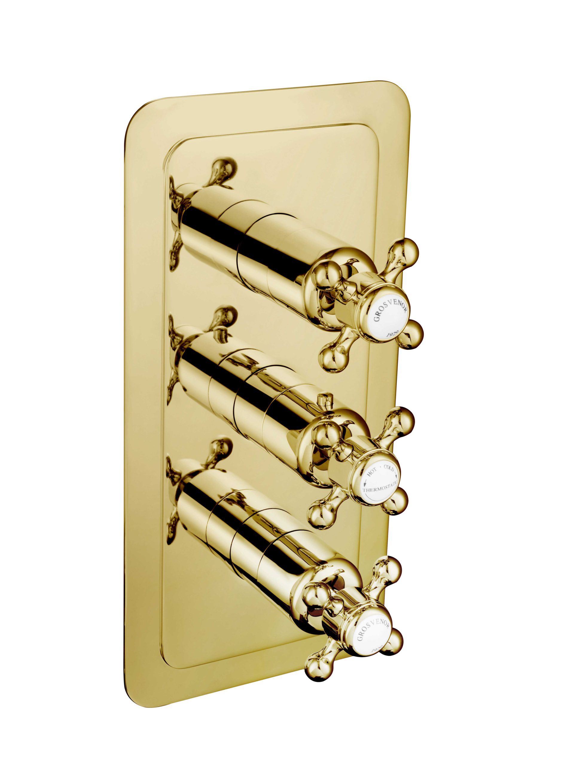JTP - Grosvenor Cross Thermostatic 2 Outlet Shower Valve