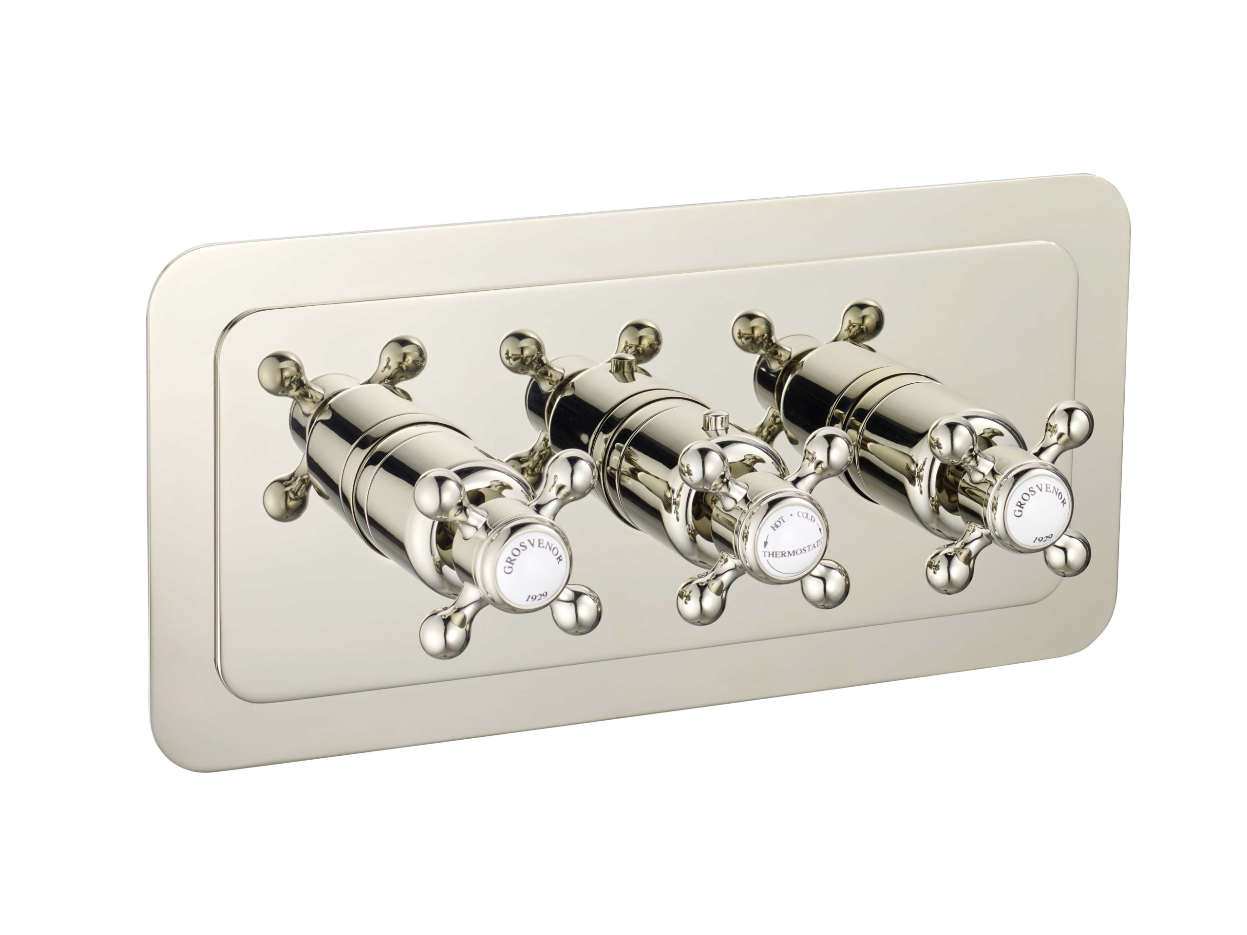JTP - Grosvenor Cross Thermostatic 2 Outlet Shower Valve
