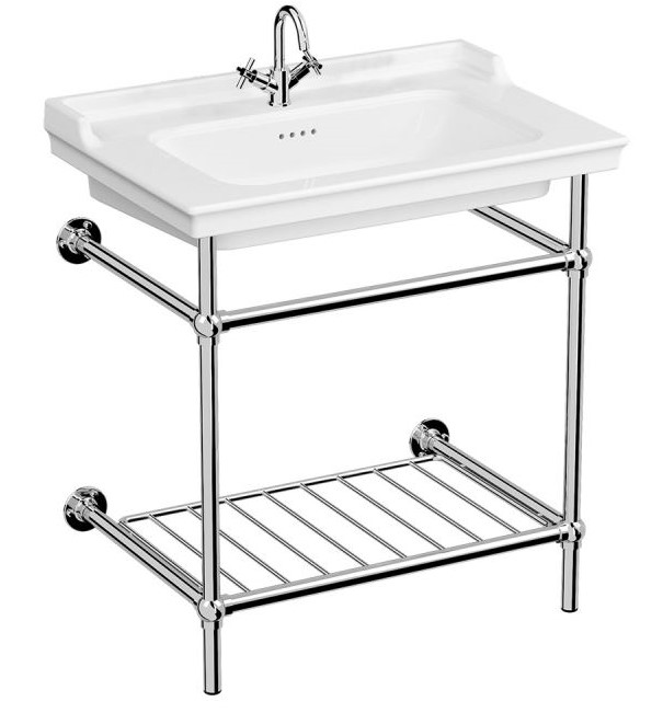 Valarte Vanity Washbasin 80 cm, White-1 th
