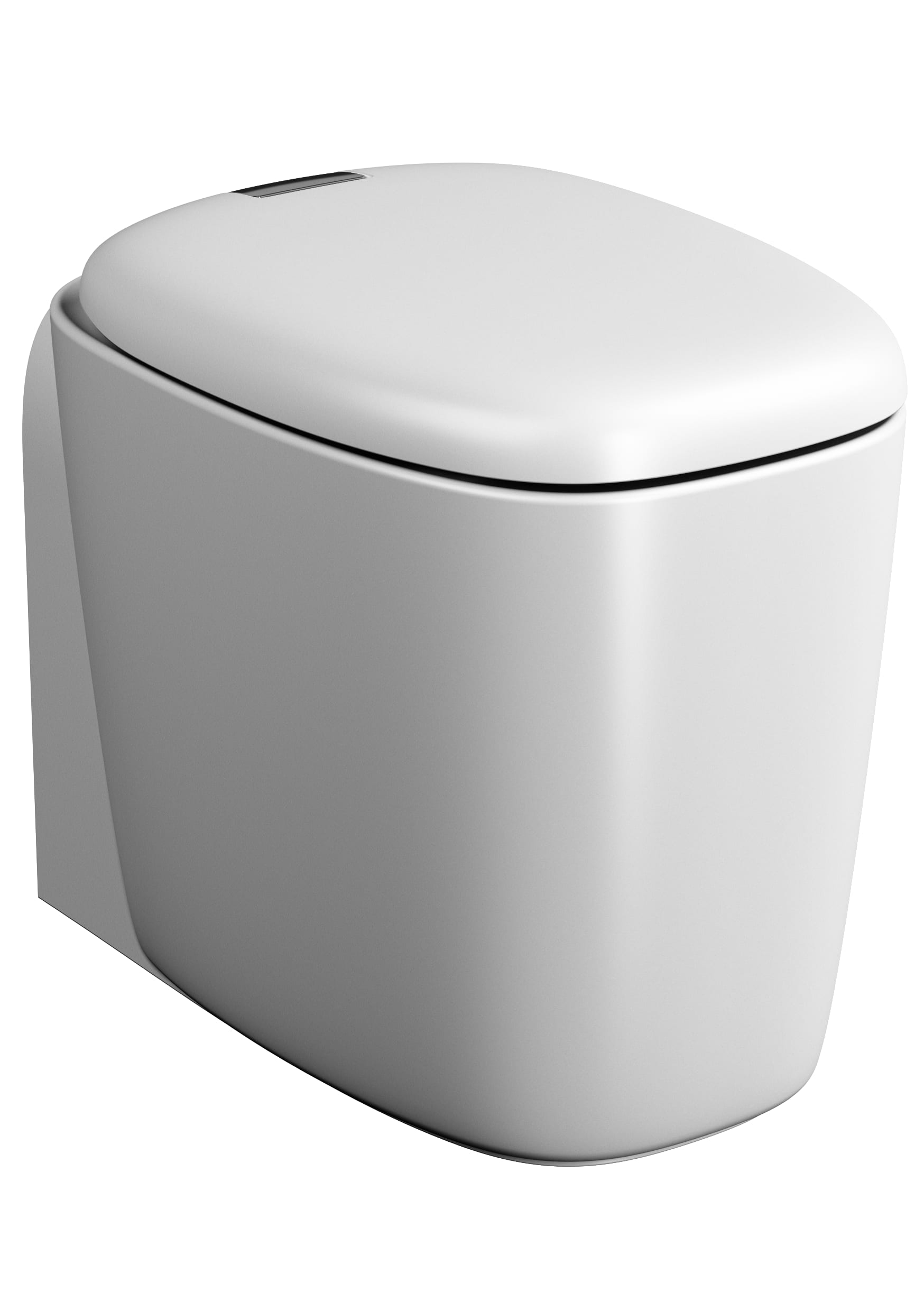 Plural Rim-ex Floor-Standing WC - Matt white