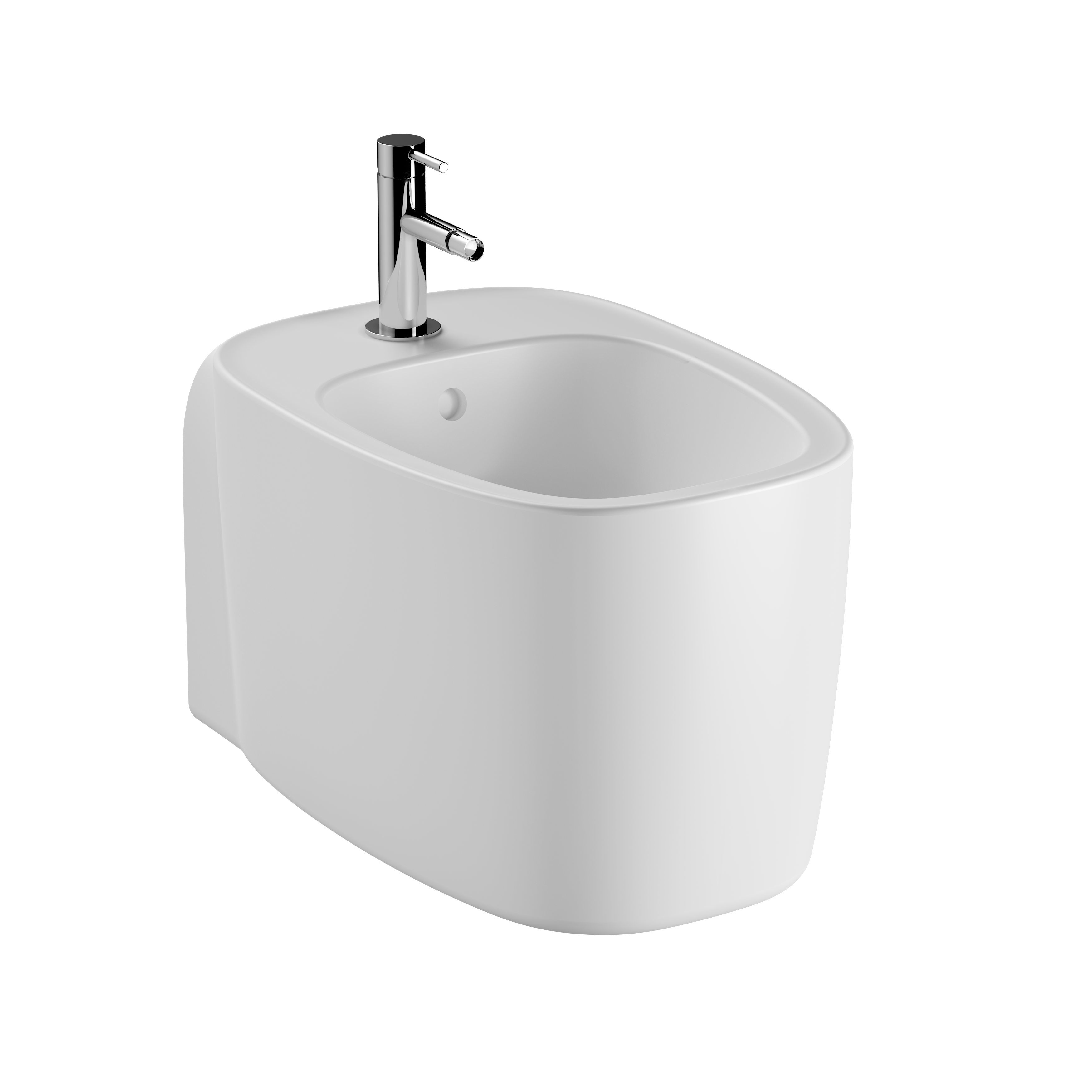 Plural Wall-Hung Bidet - Matt white