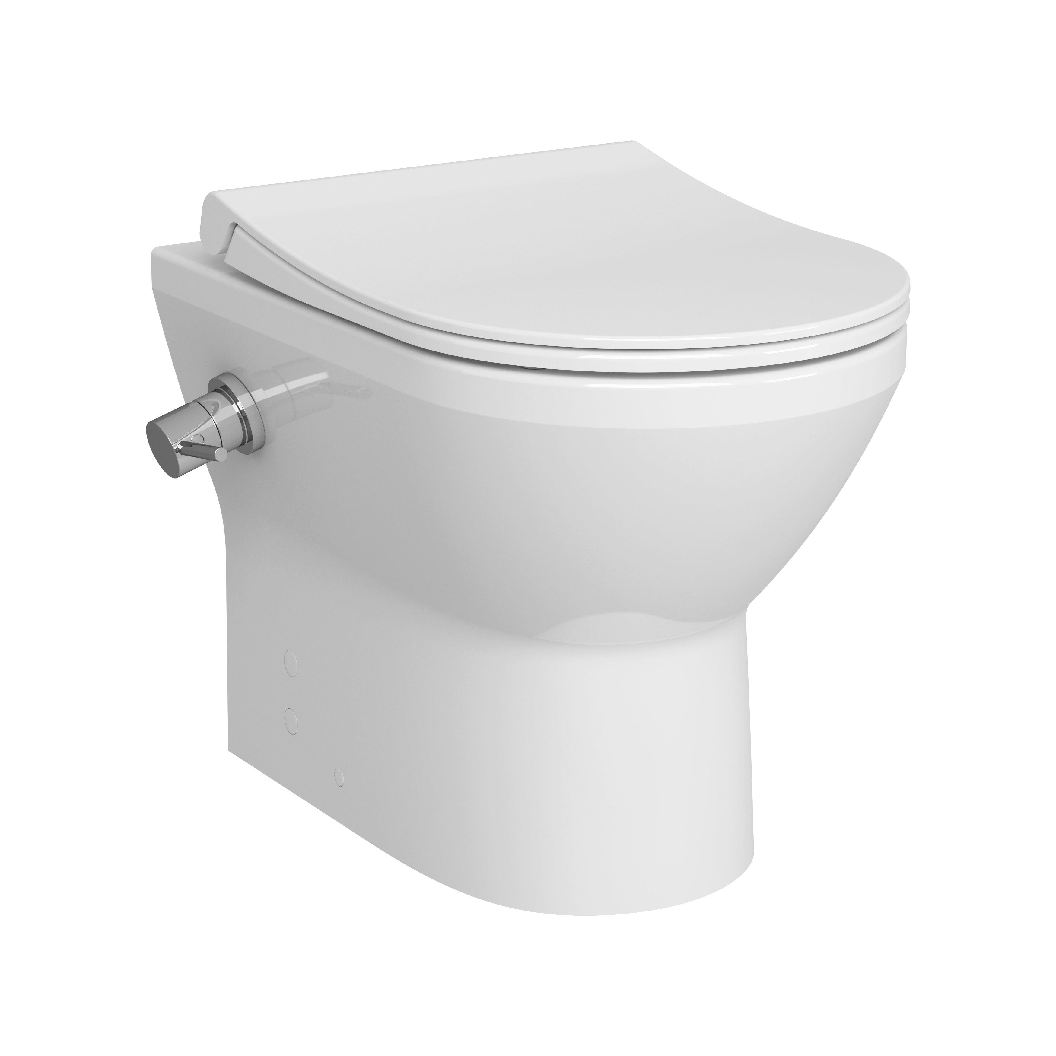 Integra Aquacare Back-to-Wall Toilet - White