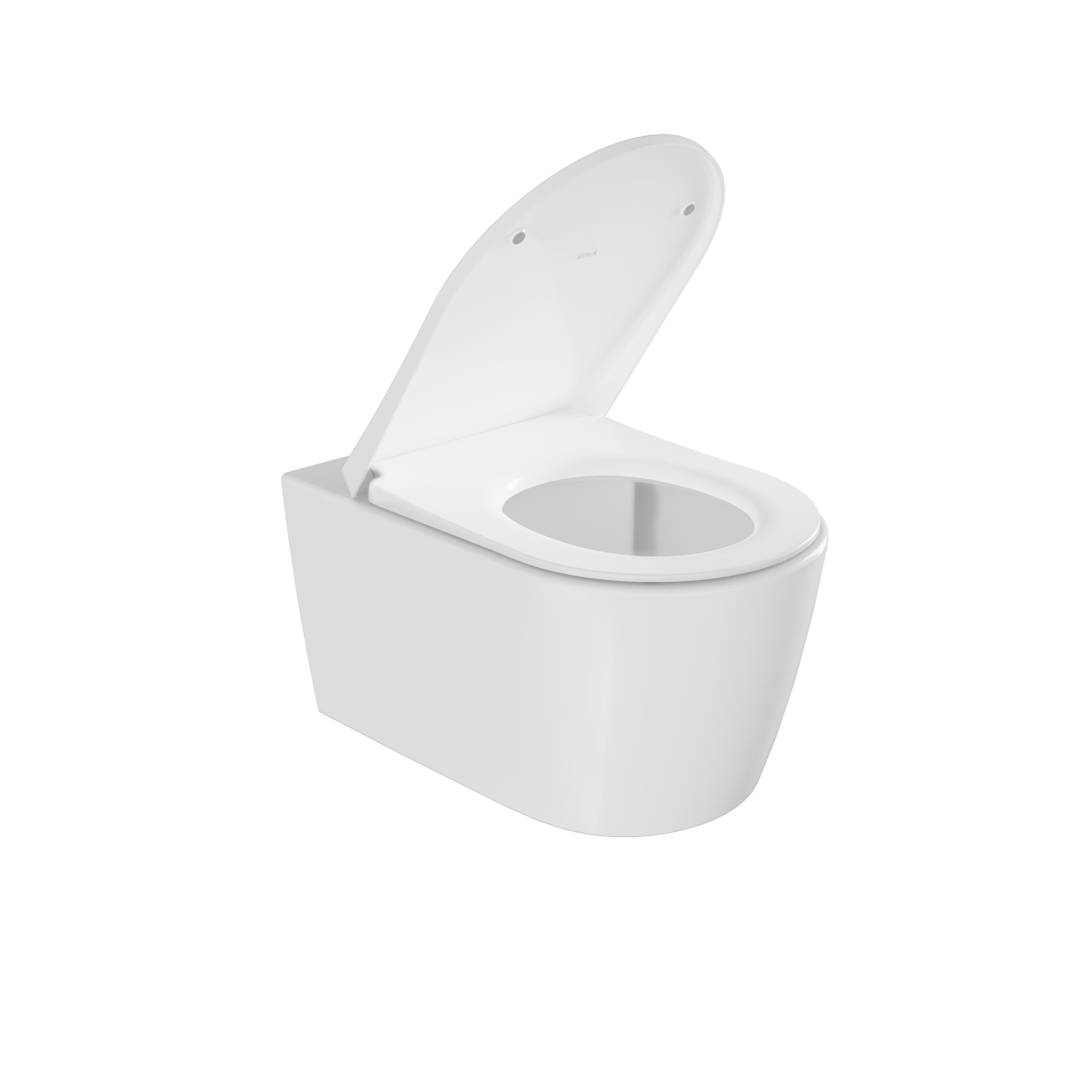 M-Line Round Wall-Hung Toilet - White