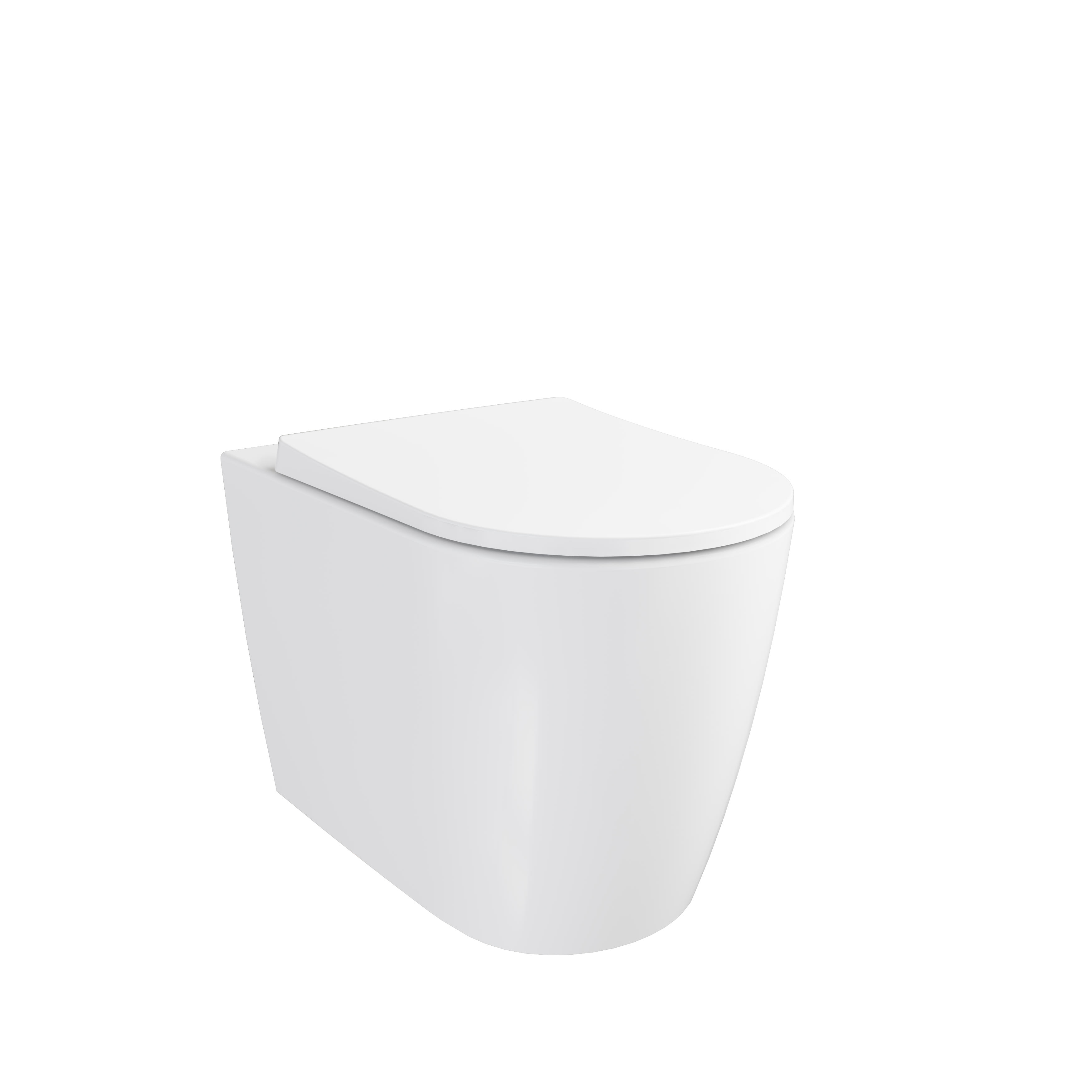 M-Line Round Back-to-Wall Toilet - White