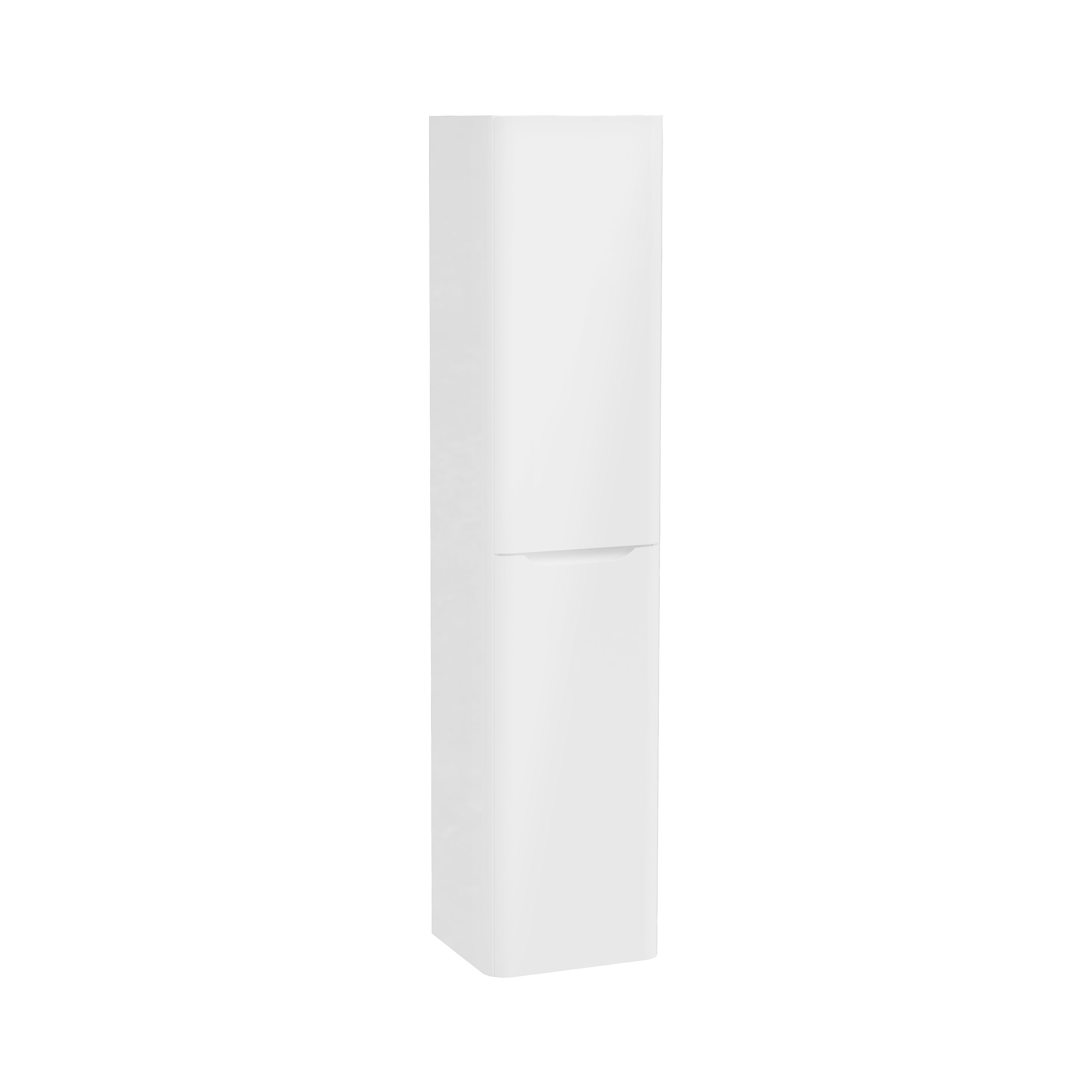 Sareta Round Tall Unit – 40 cm - Glossy white