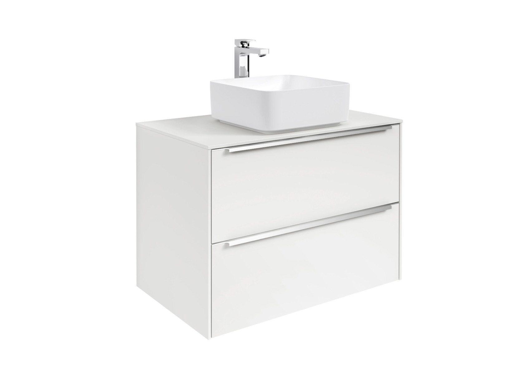 857001806 + 857011806 Base unit for over countertop basin GLOSS WHITE