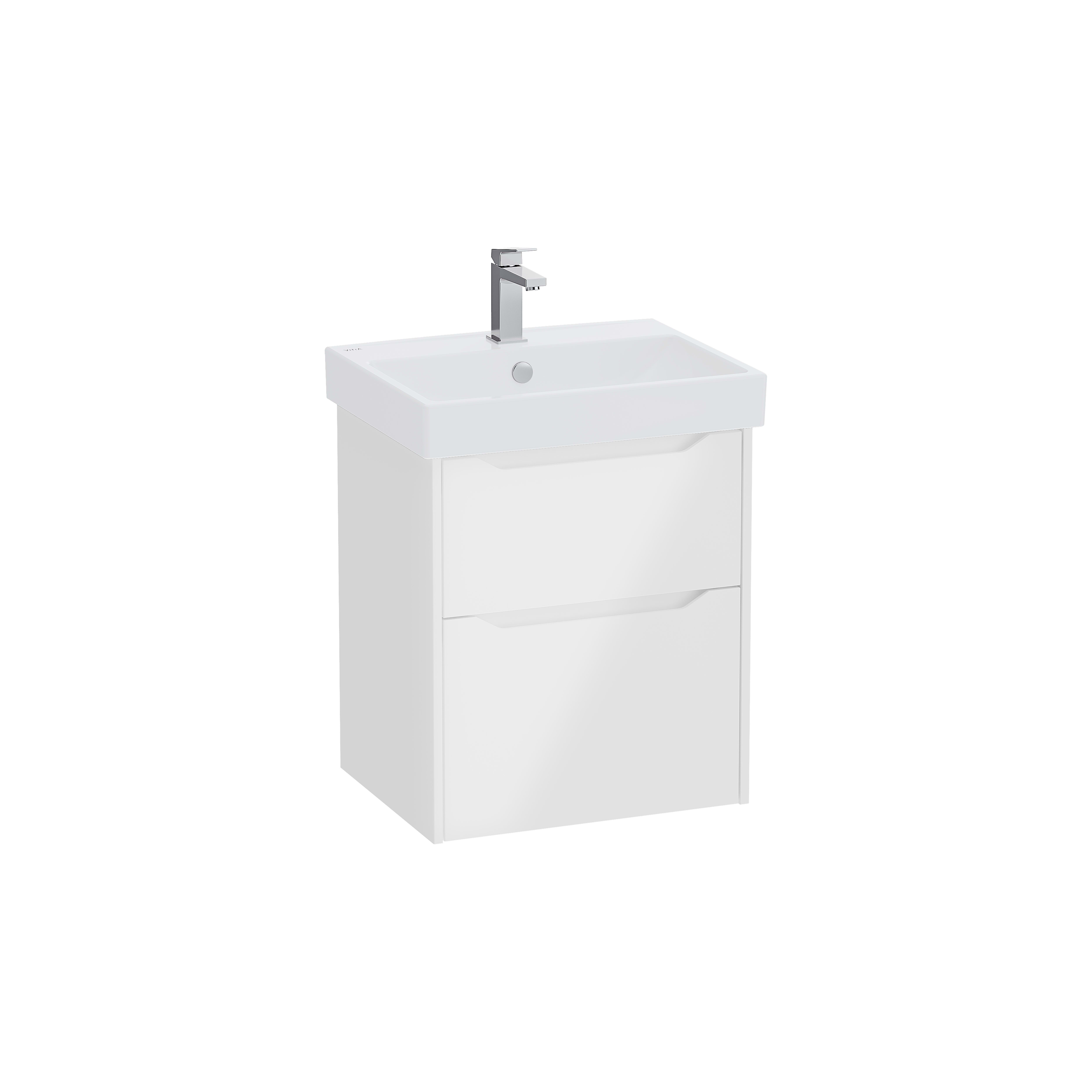 Sareta Square Wall-hung Washbasin Unit – 60 cm