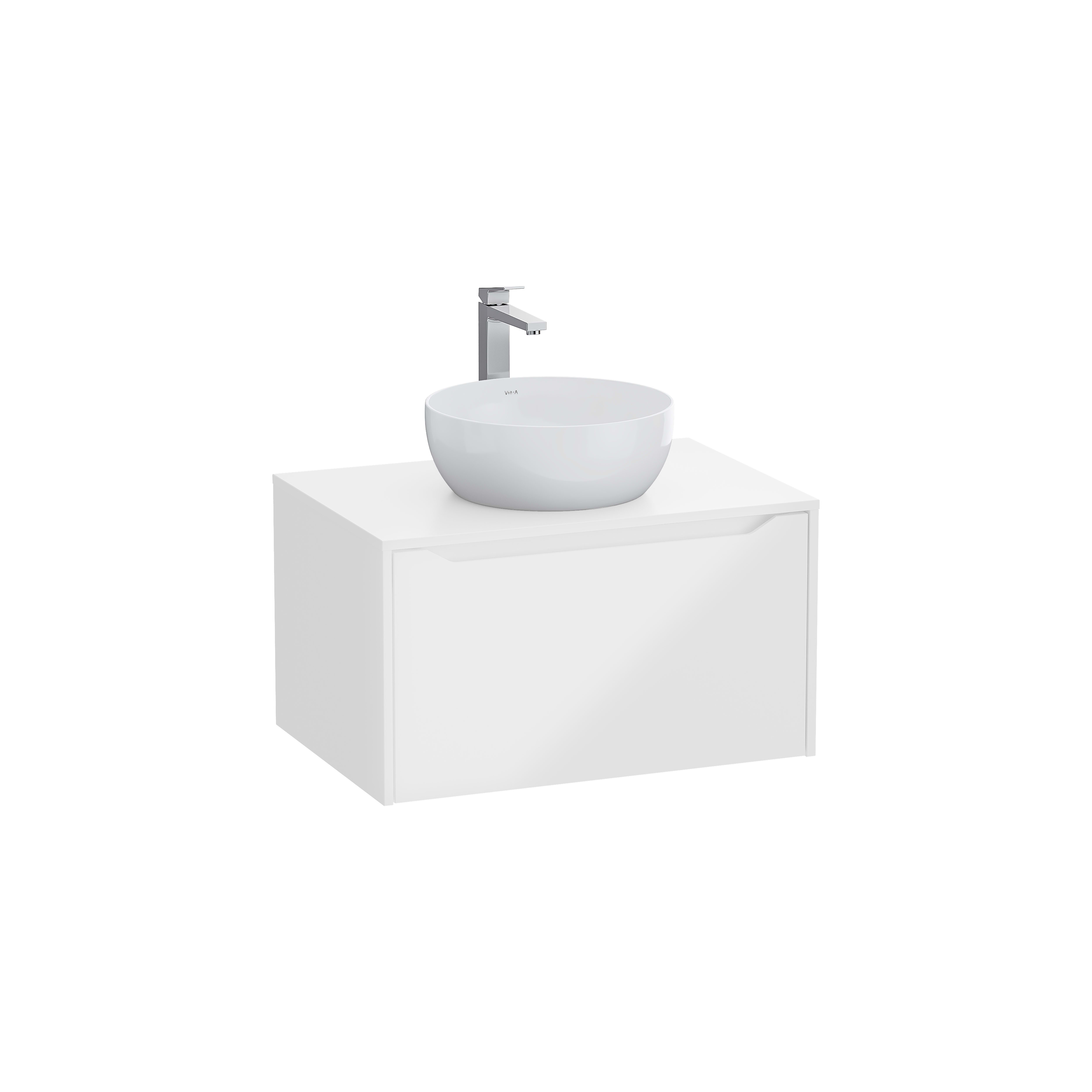 Sareta Square Wall-hung Washbasin Unit – 80 cm