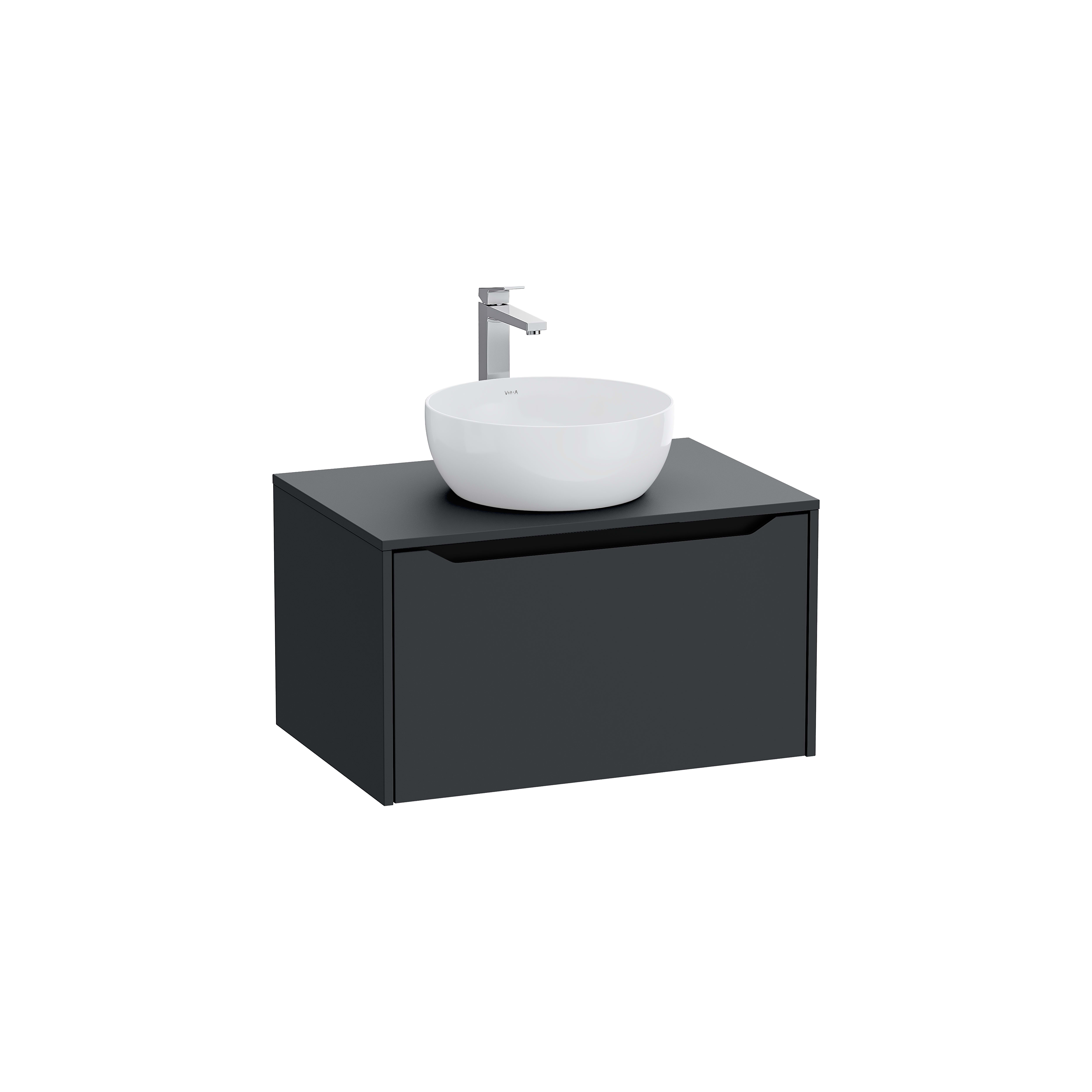 Sareta Square Wall-hung Washbasin Unit – 80 cm