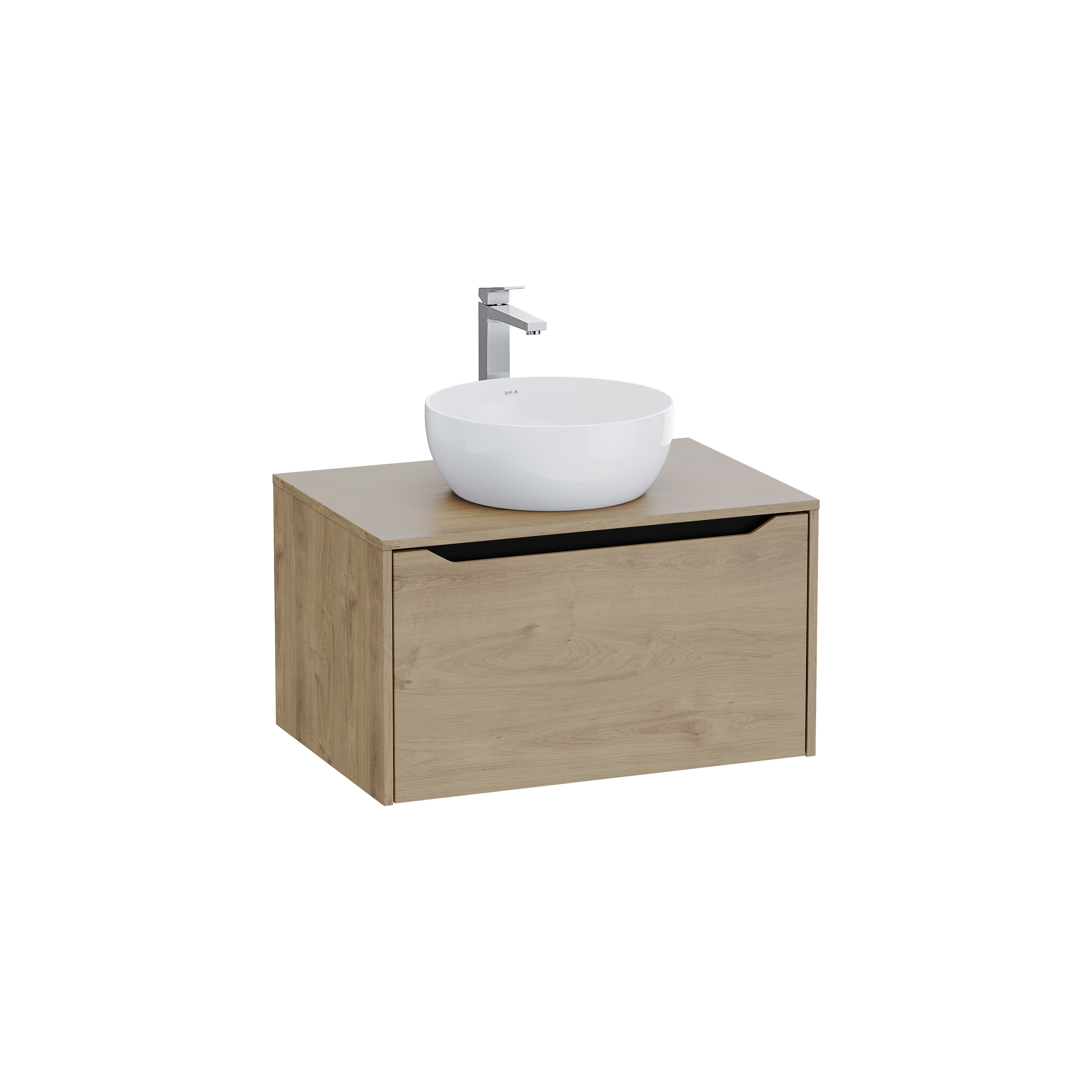 Sareta Square Wall-hung Washbasin Unit – 80 cm