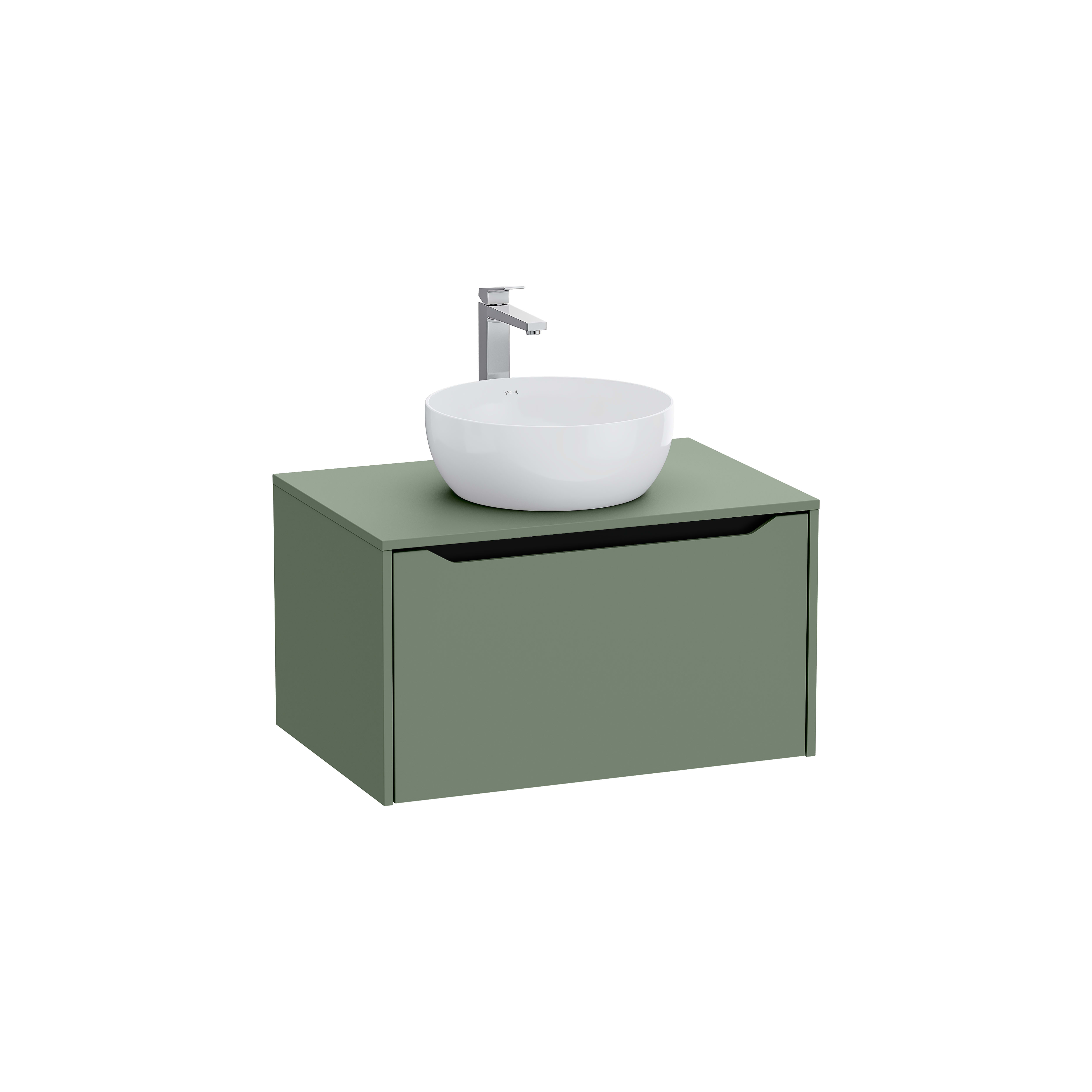 Sareta Square Wall-hung Washbasin Unit – 80 cm