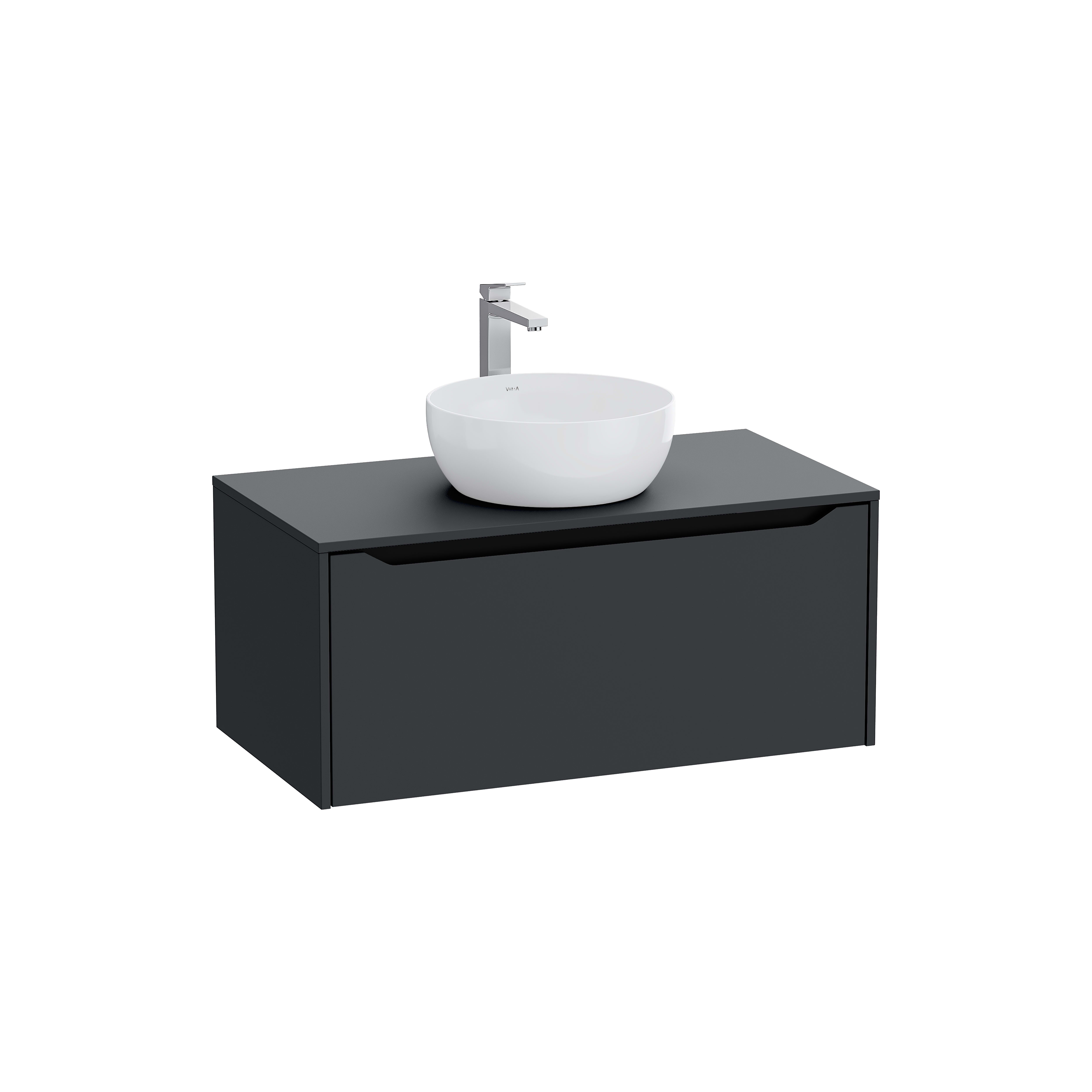 Sareta Square Wall-hung Washbasin Unit – 100 cm