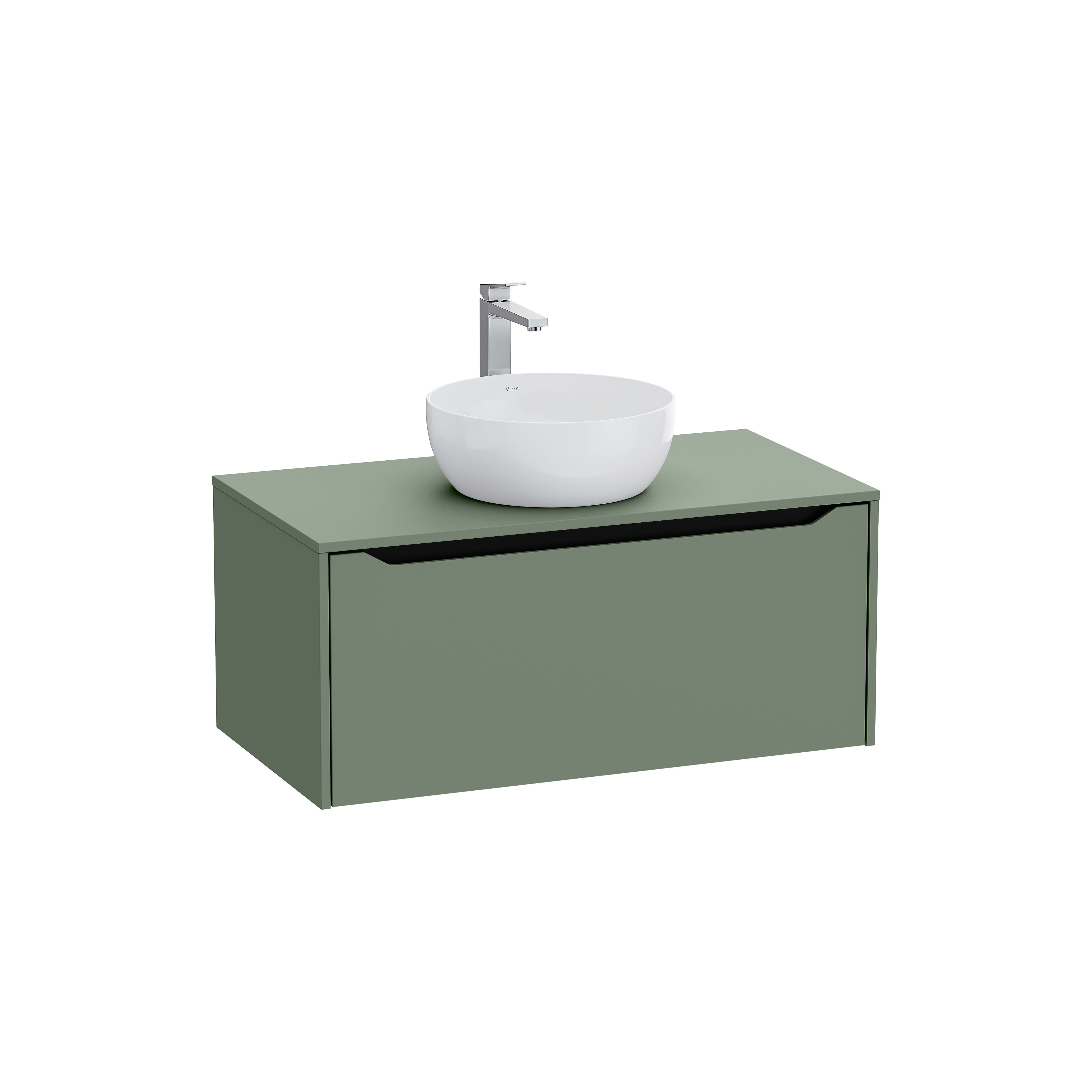 Sareta Square Wall-hung Washbasin Unit – 100 cm