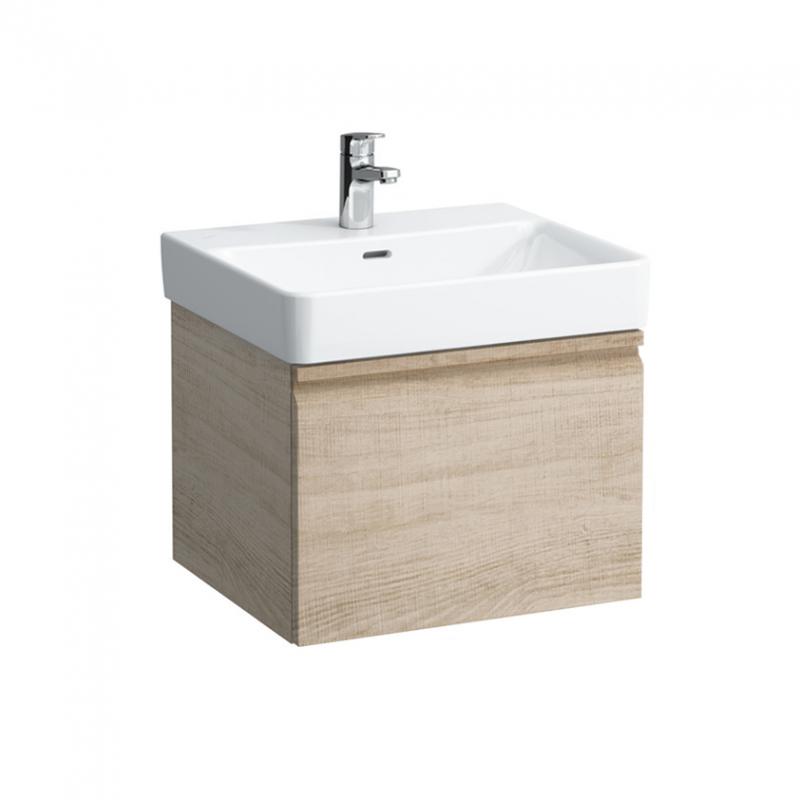 Vanity unit, 1 drawer and interior drawer, incl. drawer organiser, matches washbasin 810962 - BRIGHT OAK