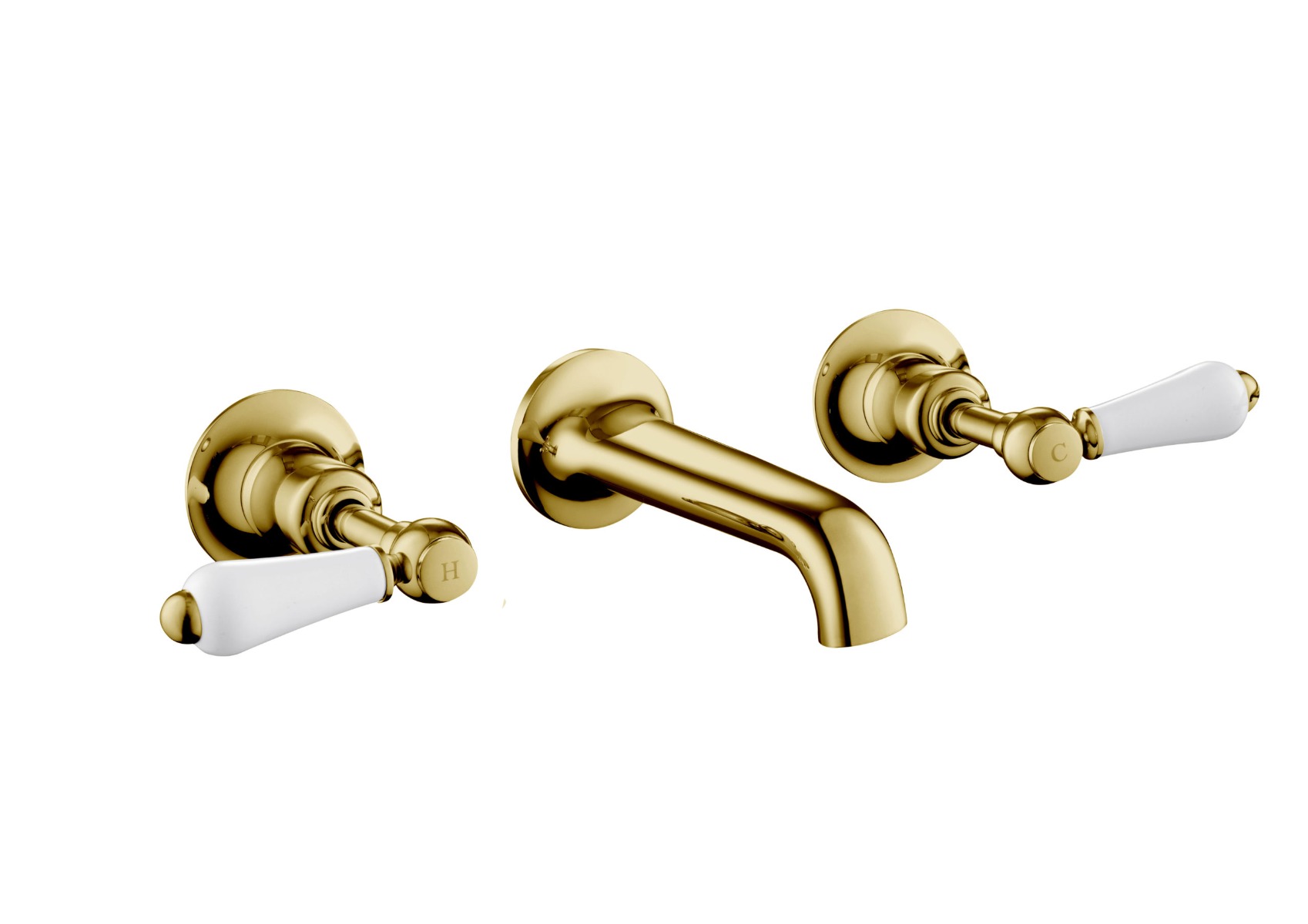 JTP - Grosvenor Lever 3 Hole Basin Mixer