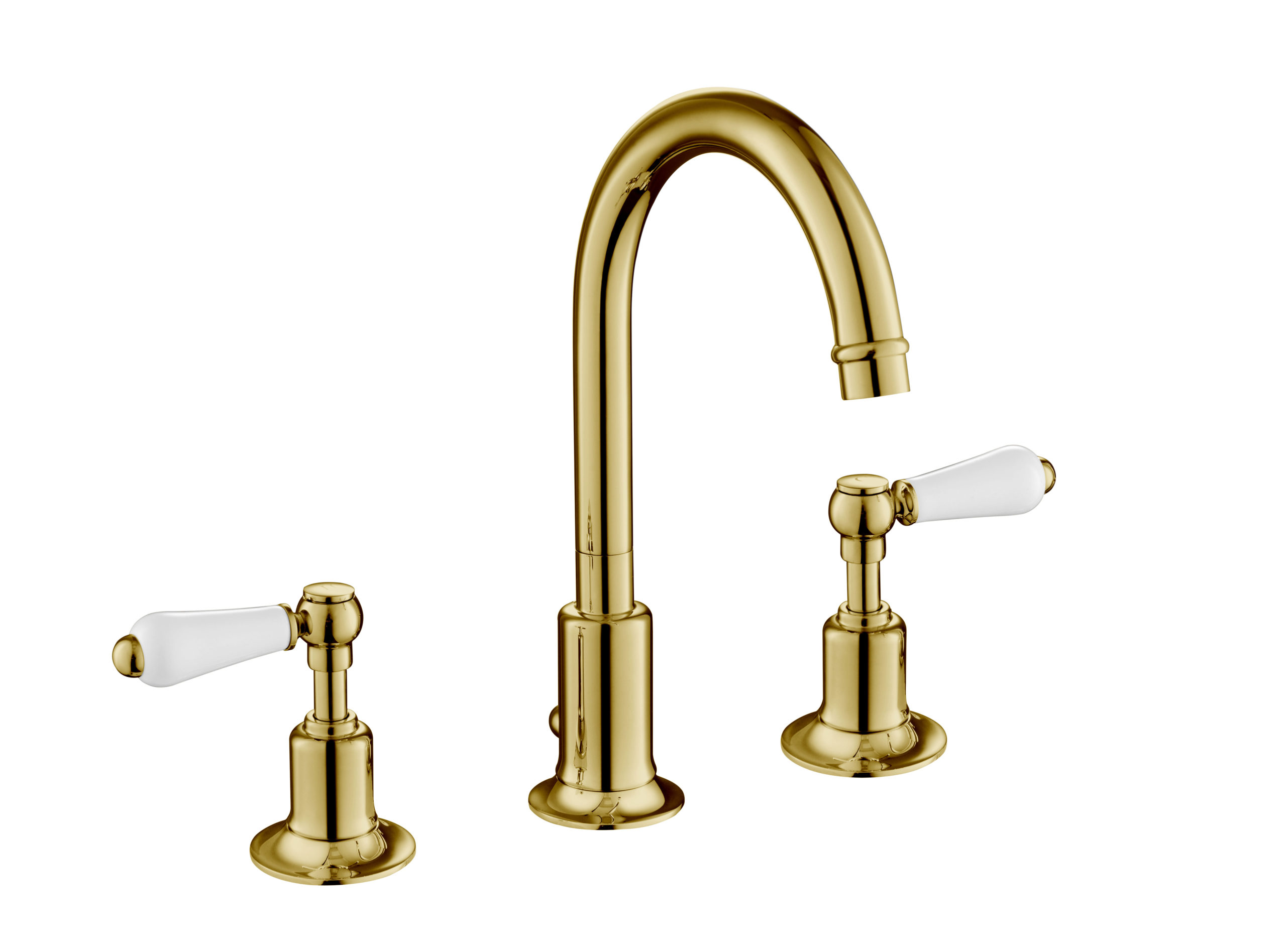 JTP - Grosvenor Lever 3 Hole Basin Mixer