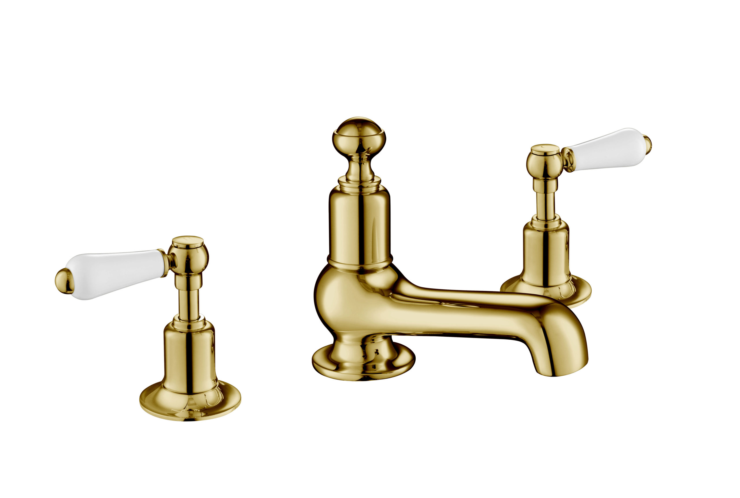 JTP - Grosvenor Lever 3 Hole Basin Mixer