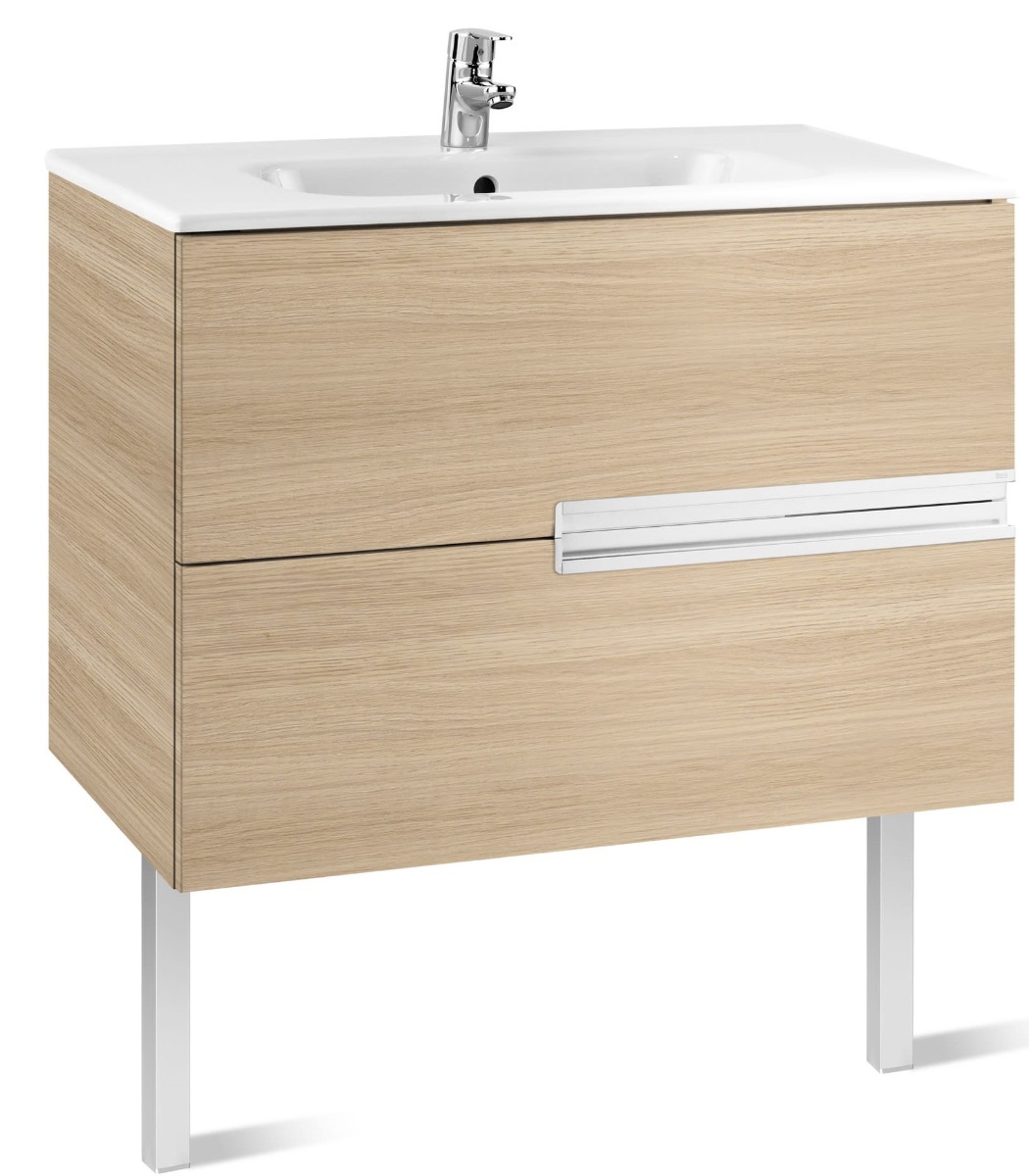 Unik (base unit and SQUARE basin) TEXTURED OAK