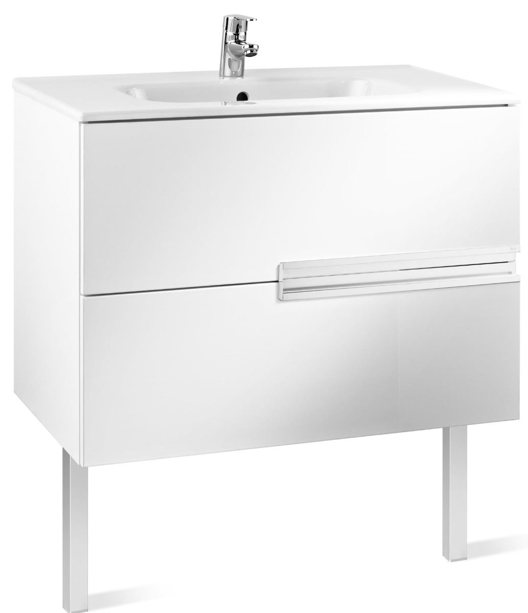 Victoria N Unik (base unit and SQUARE basin) GLOSS WHITE