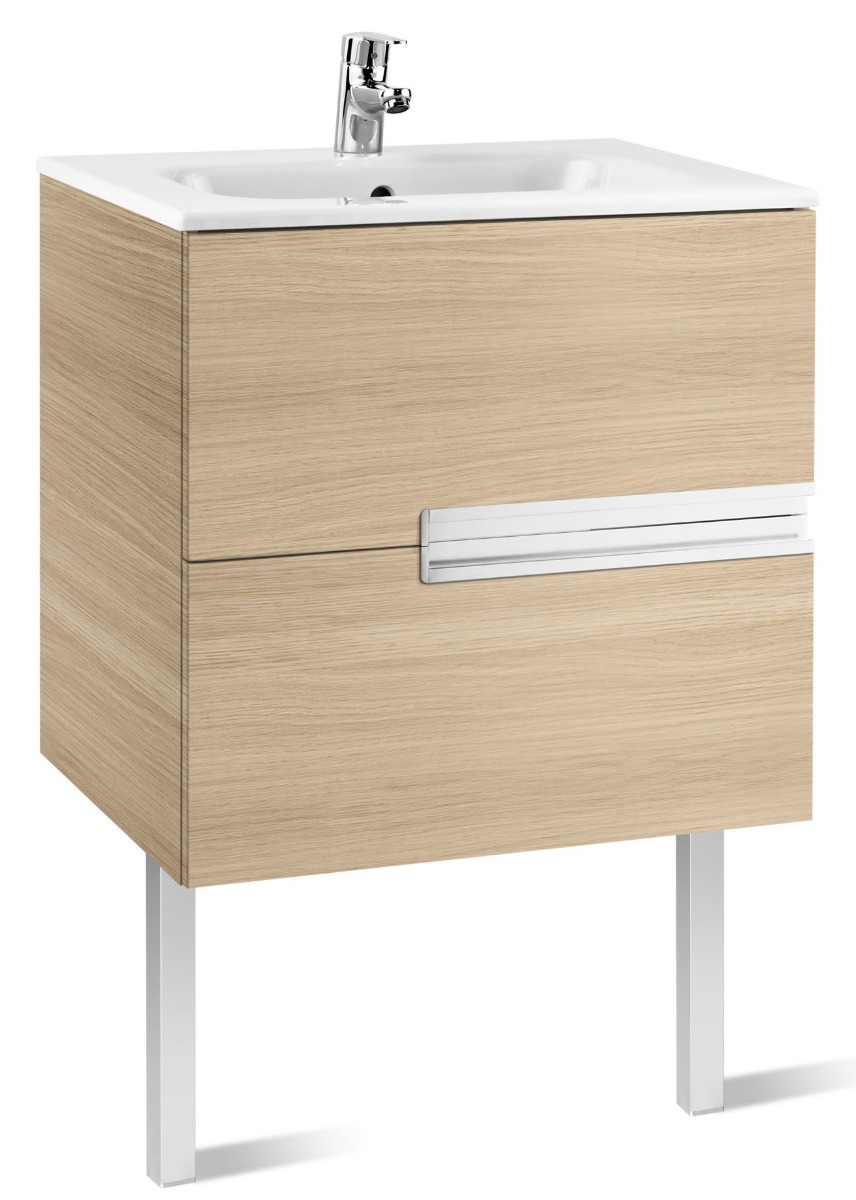 Victoria-N Unik (base unit and basin) Textured Oak