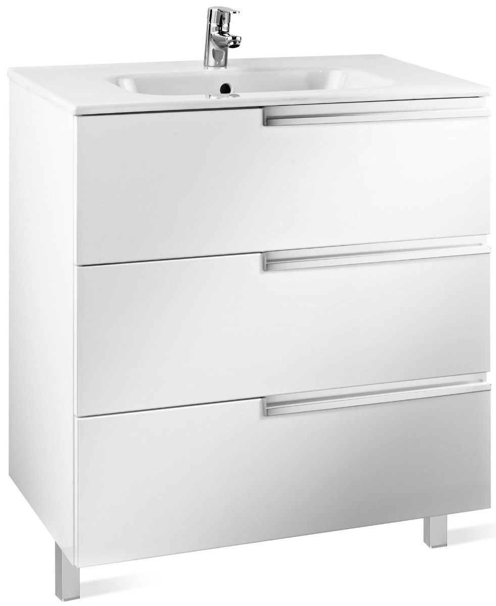 Roca Victoria N Unik (base unit and basin) GLOSS WHITE 700 x 460 x 740 mm