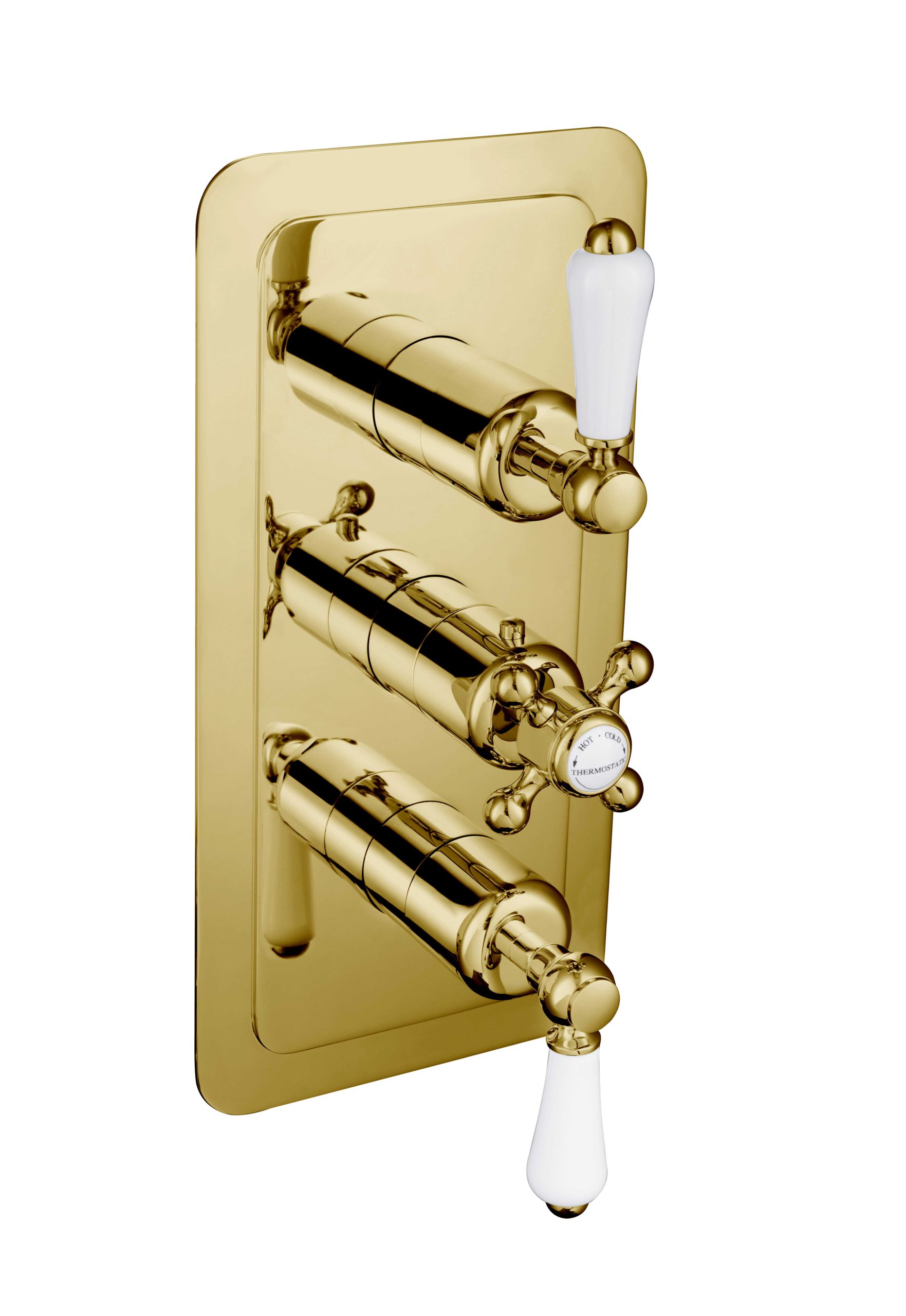 JTP - Grosvenor Lever Thermostatic 2 Outlet Shower Valve