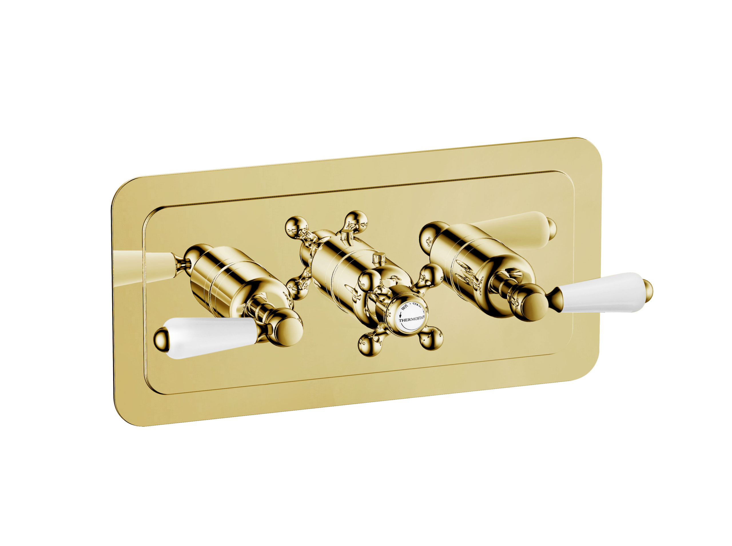 JTP - Grosvenor Lever Thermostatic 2 Outlet Shower Valve