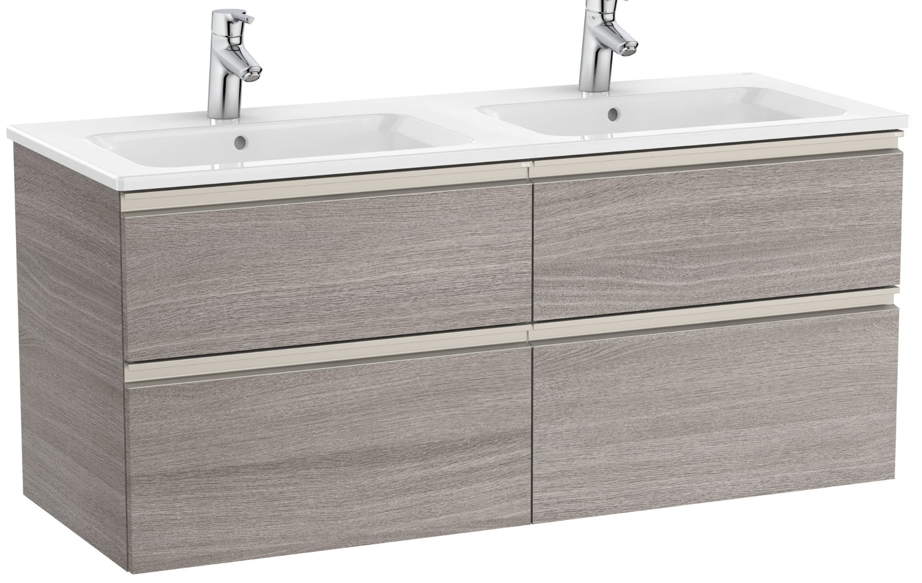 Unik (furniture with with four drawers and double basin)