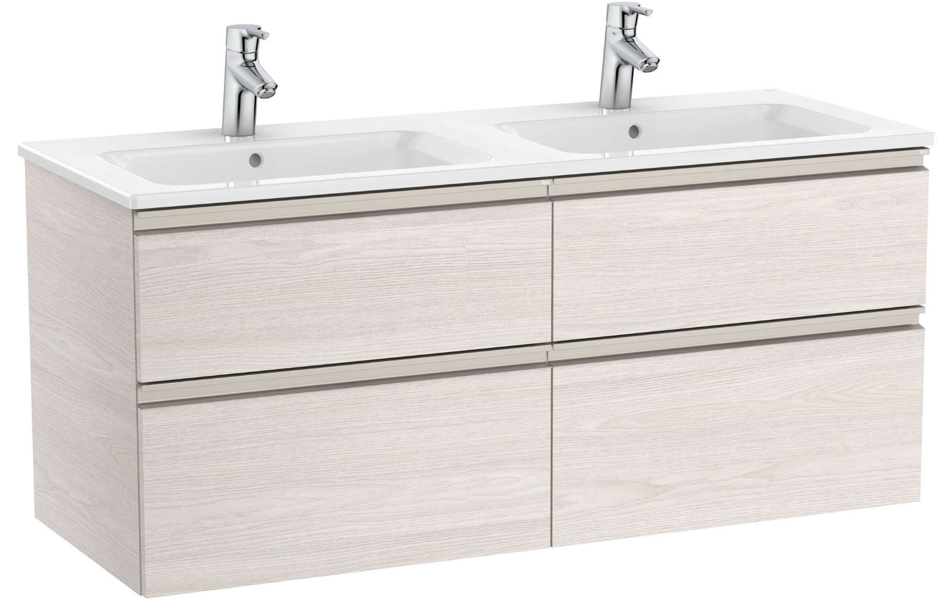 Unik (furniture with with four drawers and double basin)-Nordic Ach