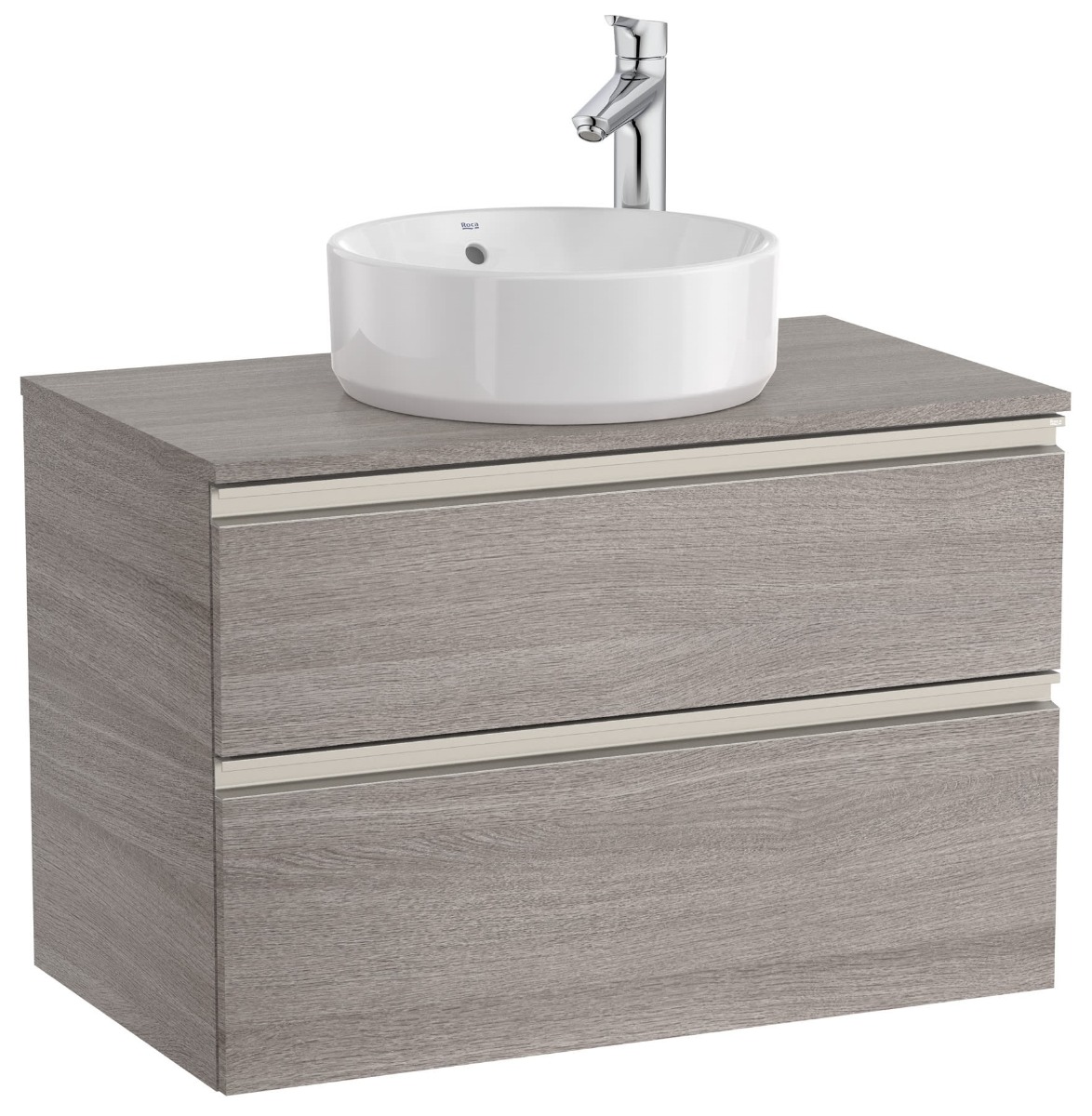 Base unit with two drawers for On Countertop basin
