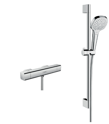 Ecostat E Combi Set 650mm with Croma Select E 110 hand shower
