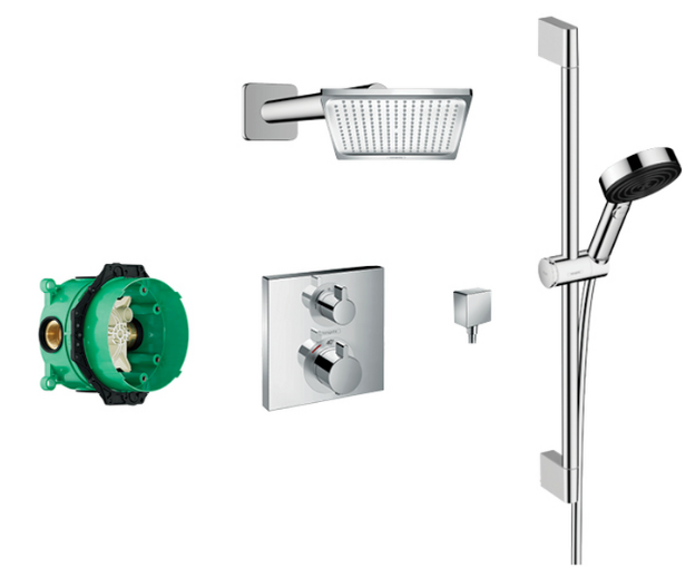 Bundle Crometta E240 & Pulsify shower set - chrome