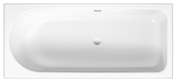 BetteOcean bathtub 8858-038 natura, 1500x700mm, foot end on the right, overflow at the back