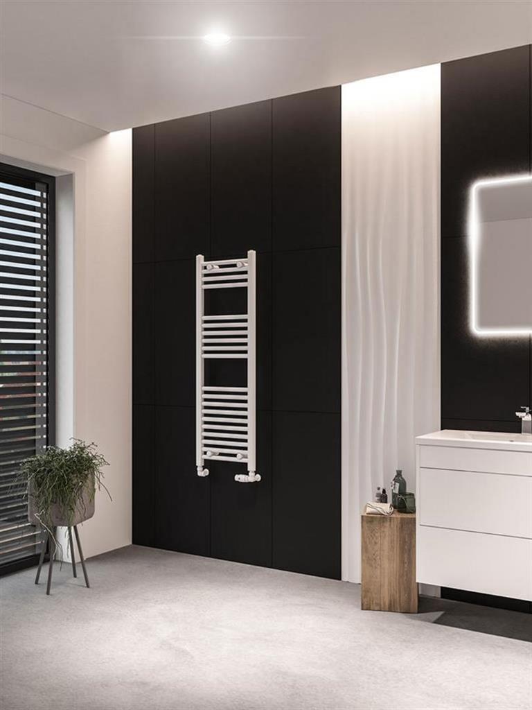 Wingrave 1200 x 400 Straight Multirail Matt White