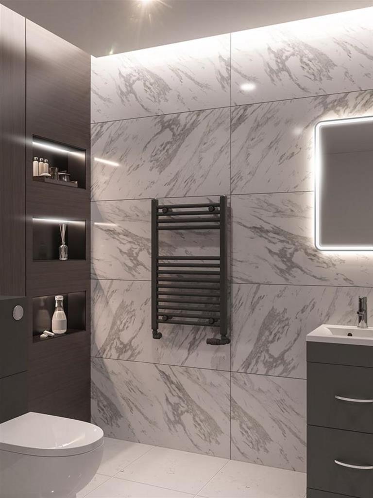 Wingrave 800 x 500 Straight Multirail Matt Anthracite