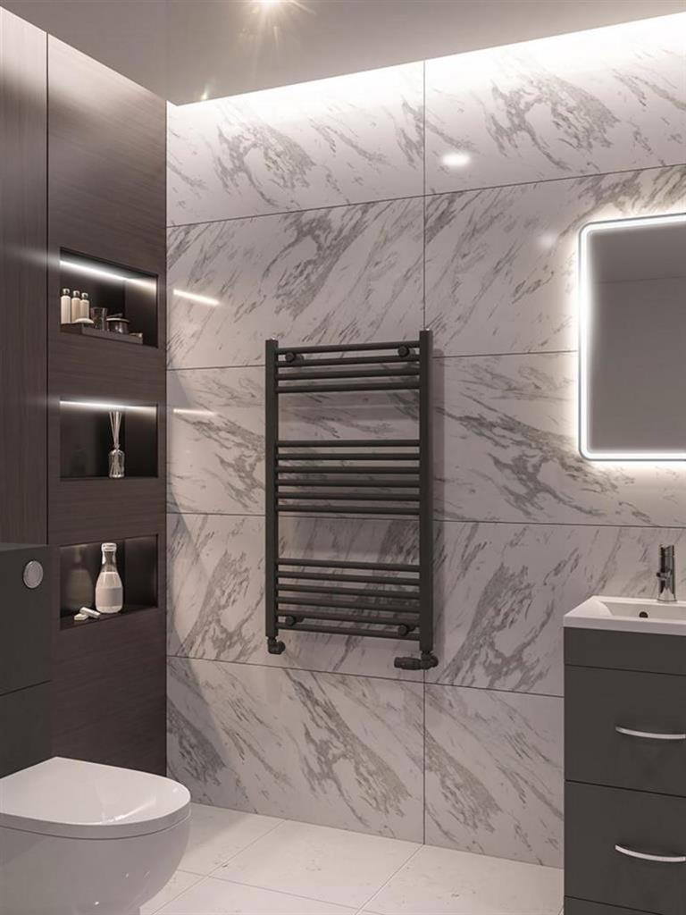 Wingrave 1000 x 600 Straight Multirail Matt Anthracite
