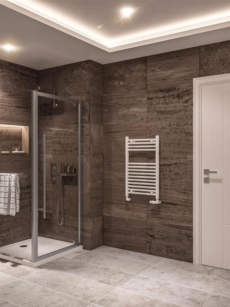 Wingrave 800 x 500 Straight Multirail Gloss White
