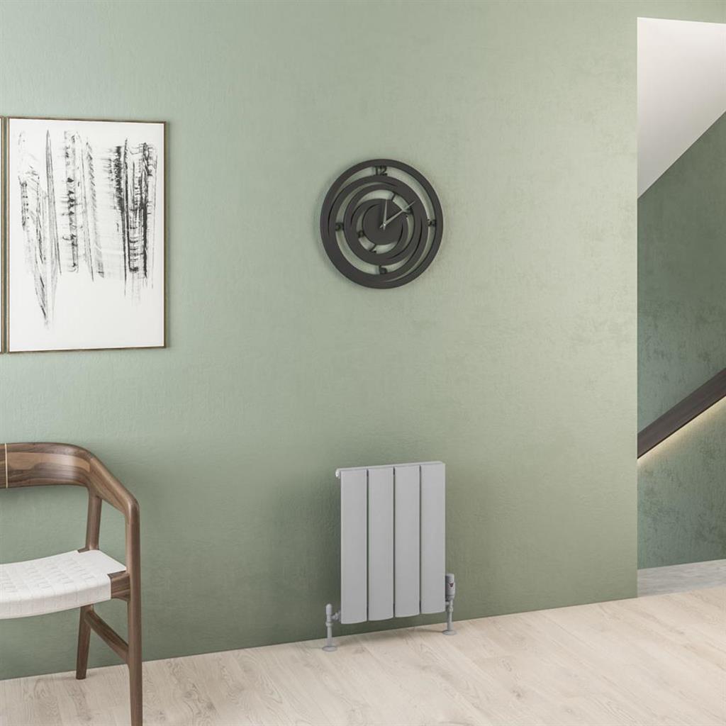 Malmesbury 500 x 375 Aluminium Radiator Matt Grey