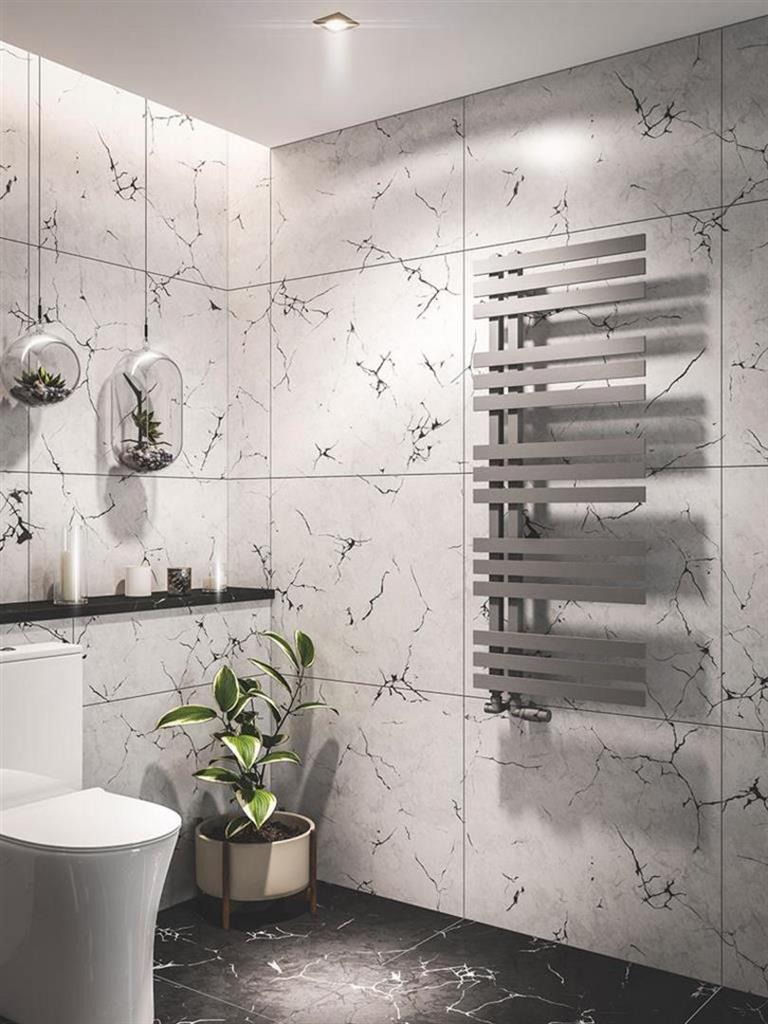 Hurley 1200 x 500 Towel Rail Matt Grey