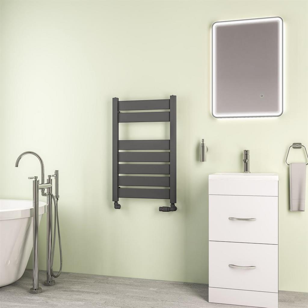 Santero 800 x 500mm Towel Rail Matt Anthracite