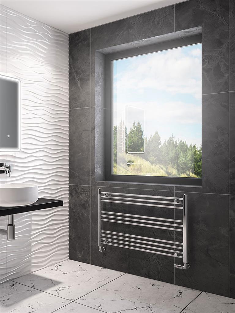 Wingrave 600 x 1000 Straight Multirail Chrome