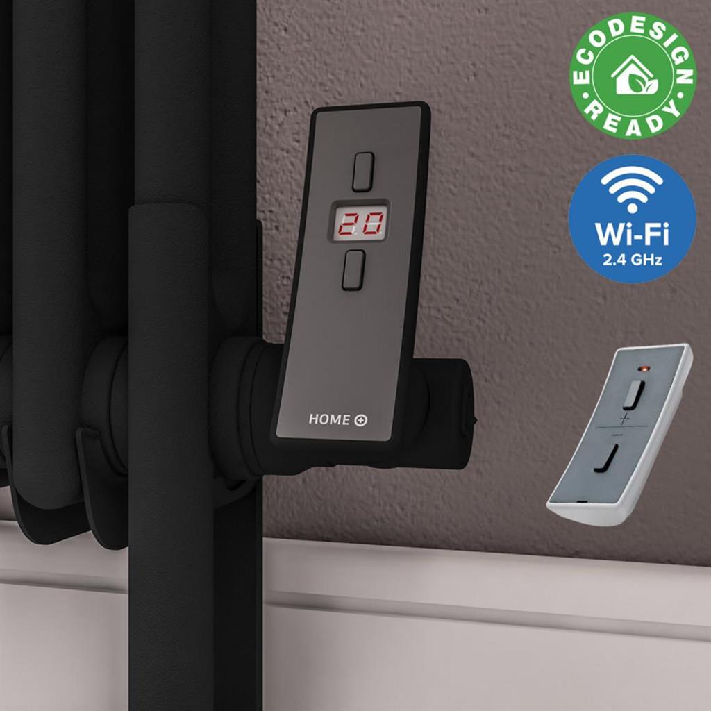 Type H Element Wi-Fi Horizontal 1200 W Matt Black