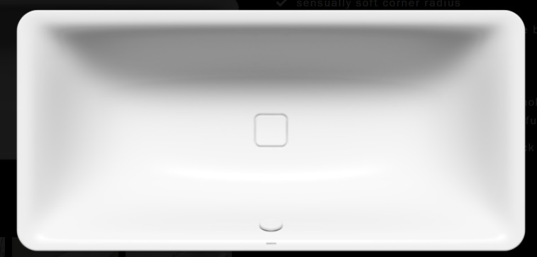 INCAVA ALPINE WHITE 1700x750x425