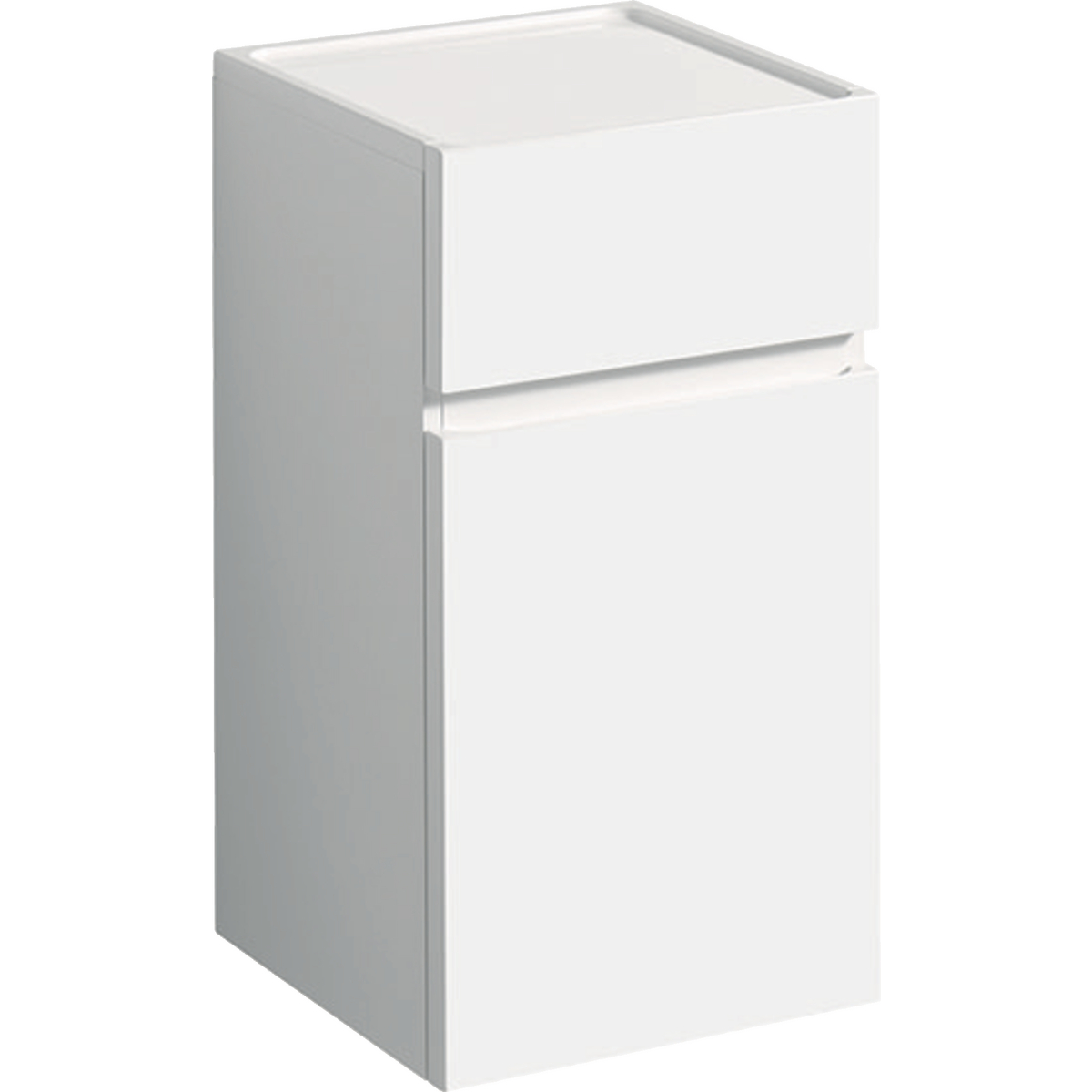 Renova Plan cabinet with one door, one drawer - White 