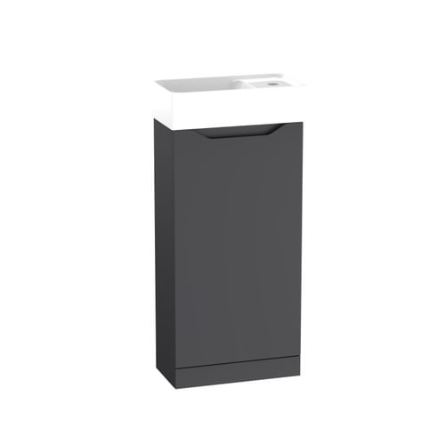 Nimble 400 Cloakroom Unit - Matt Storm Grey