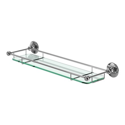 Shelf with Rail Chrome