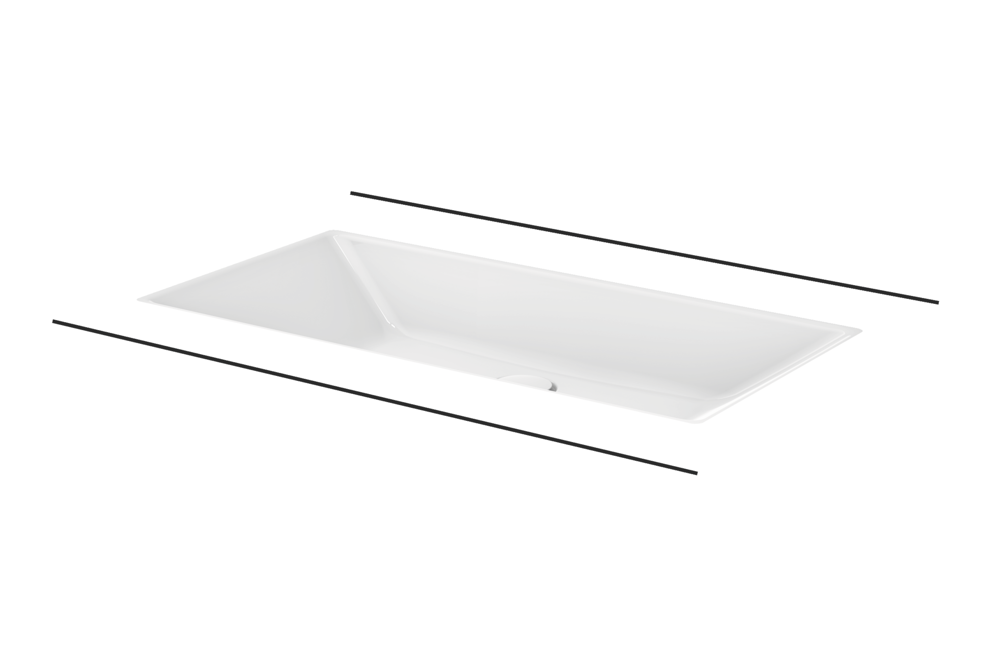 BetteLoft Undermounted washbasin 740 × 386 mm