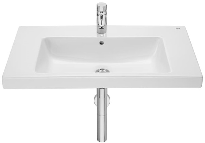 Wall-hung or vanity vitreous china basin-White