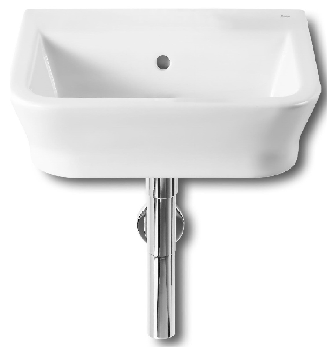 Wall-hung vitreous china basin